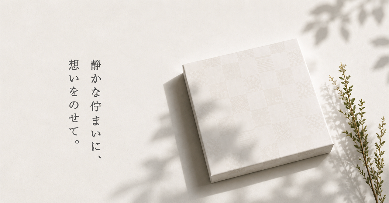静かな佇まいに、想いをのせて。