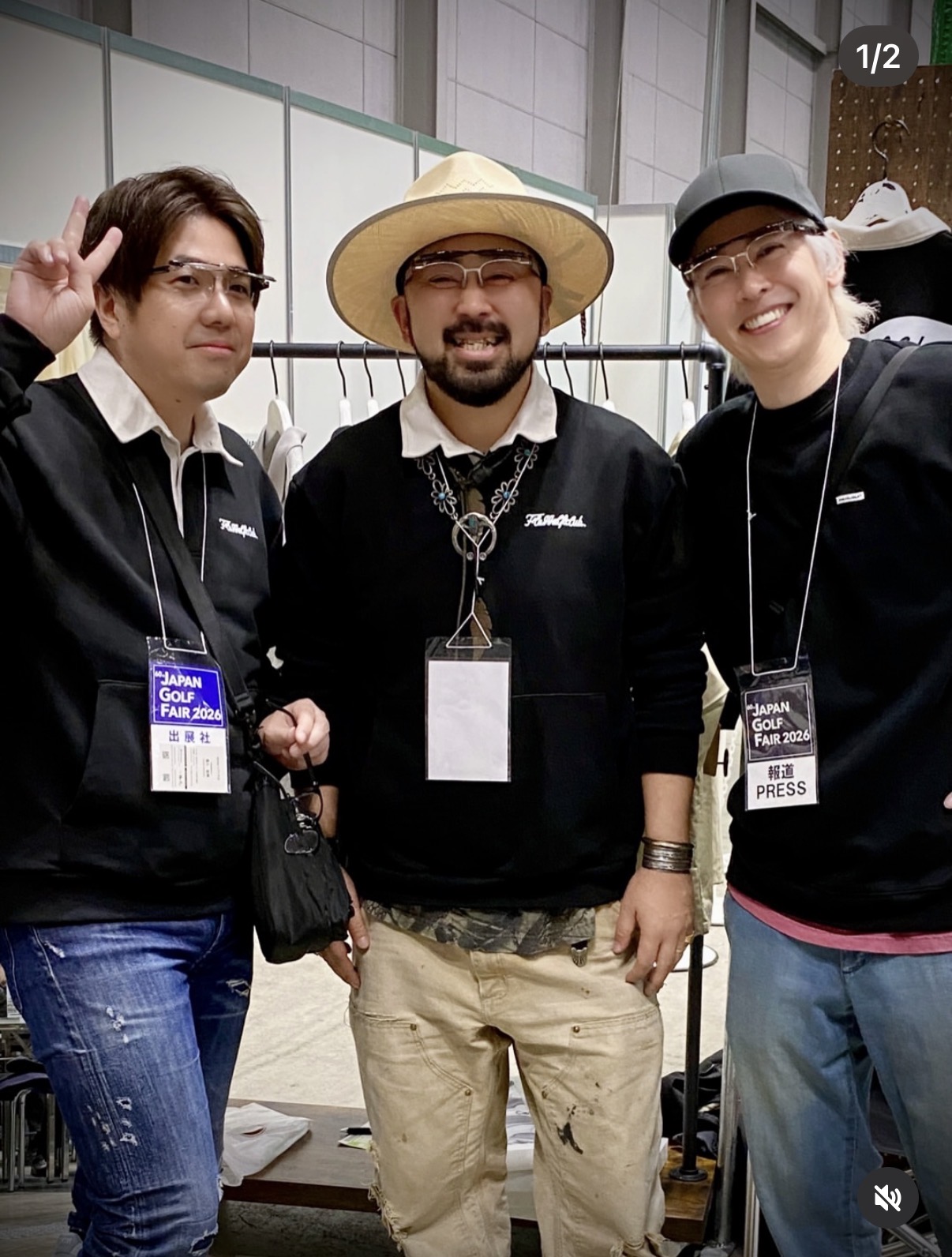ジャパンゴルフフェアー ターフプロジェクト出展 その① 靏原さん、尾後さん、私
