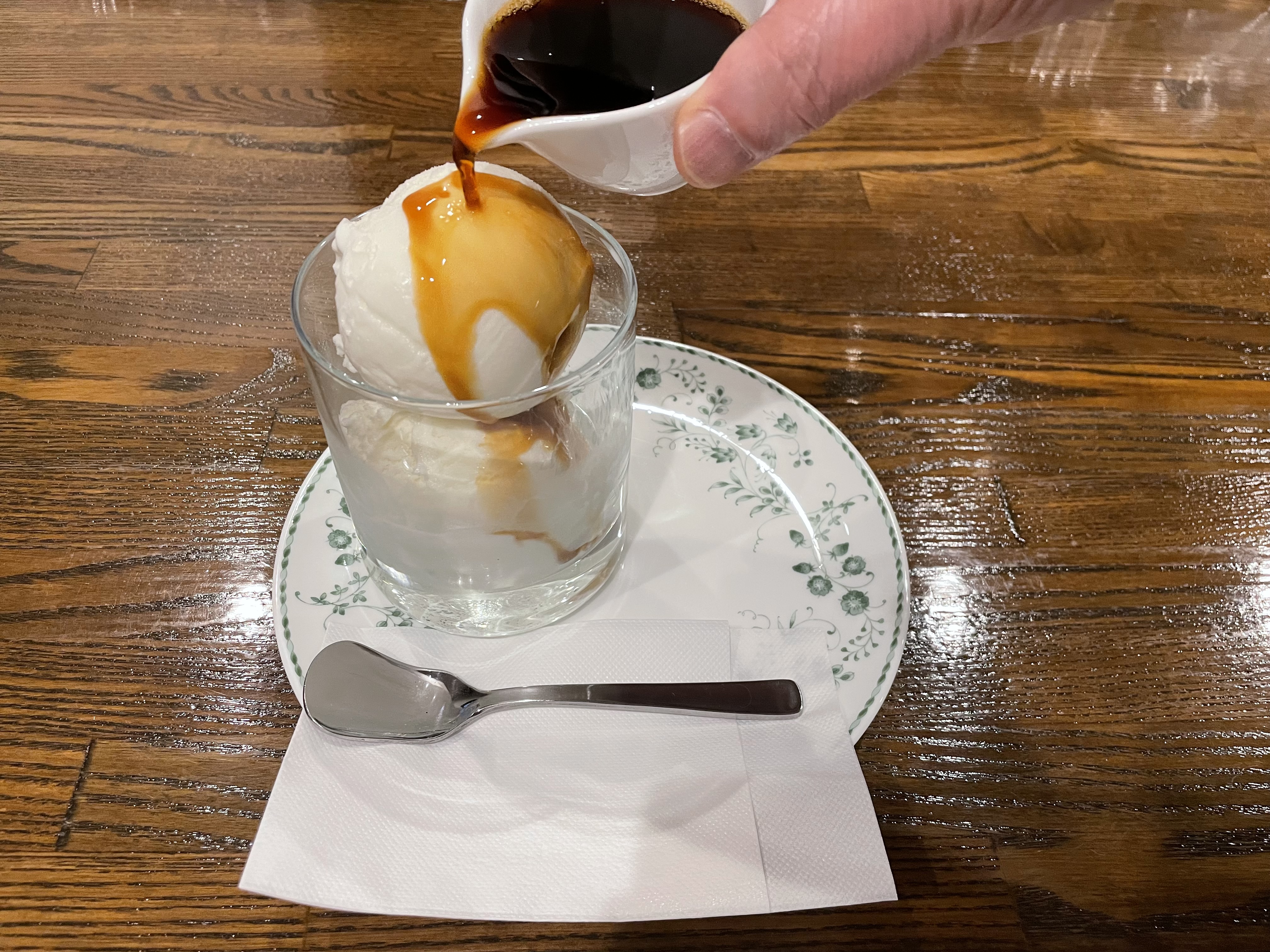 アフォガードがレギュラーメニューになります☕