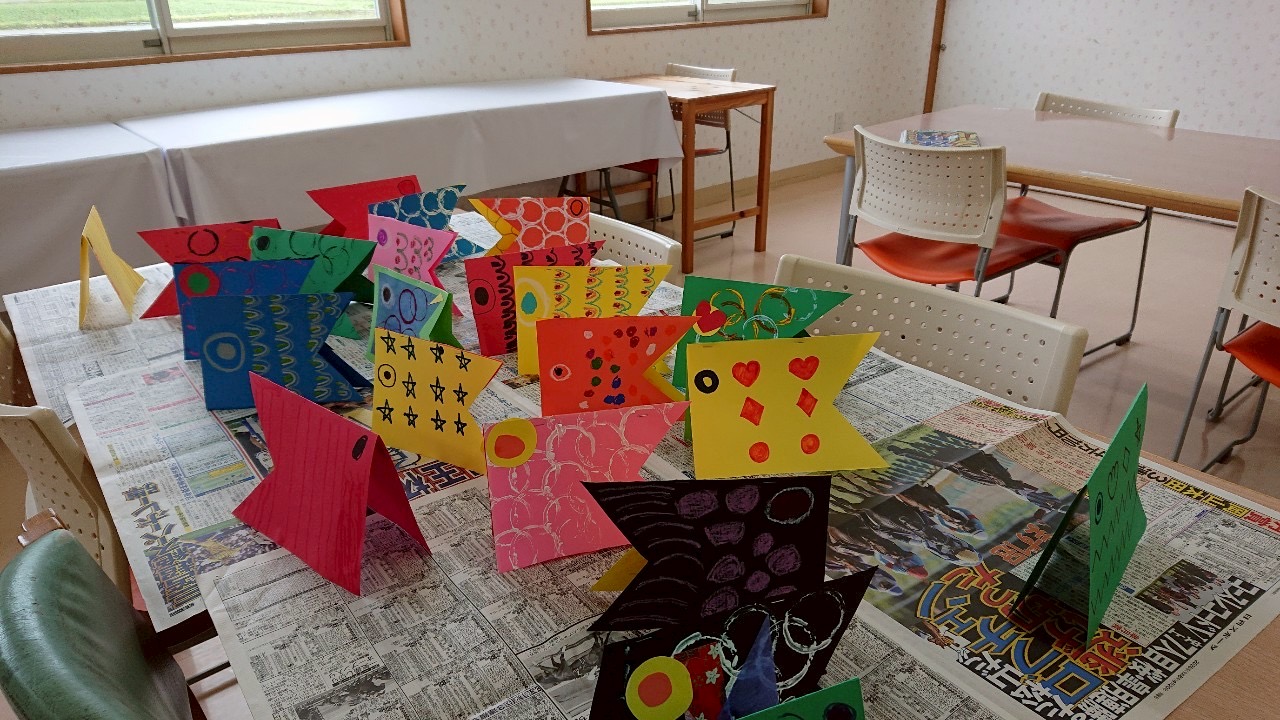 鯉のぼり作り☆