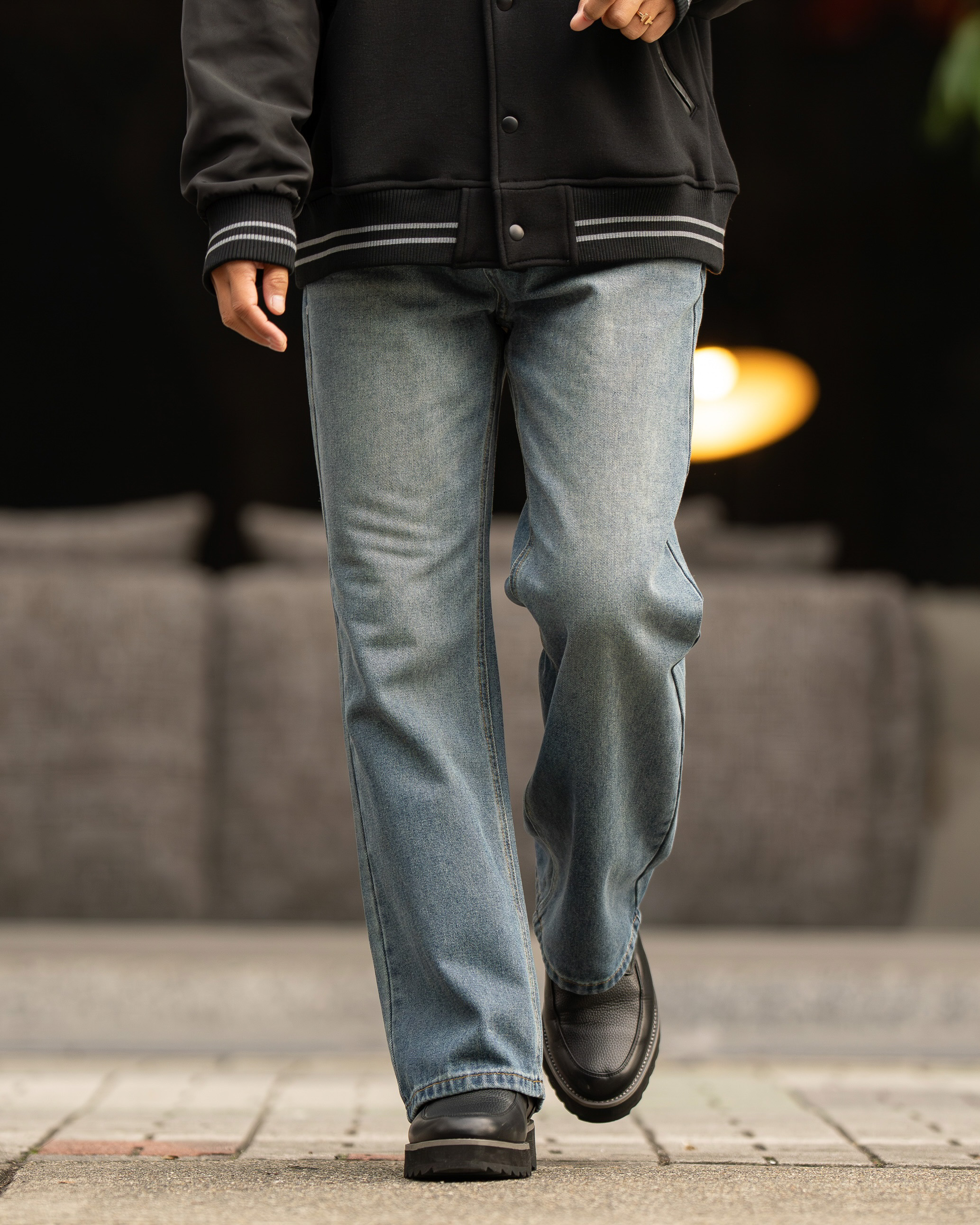 【美脚デニム新作】自然な脚長効果×こなれ感|Vintage Wash Flare Denim登場|