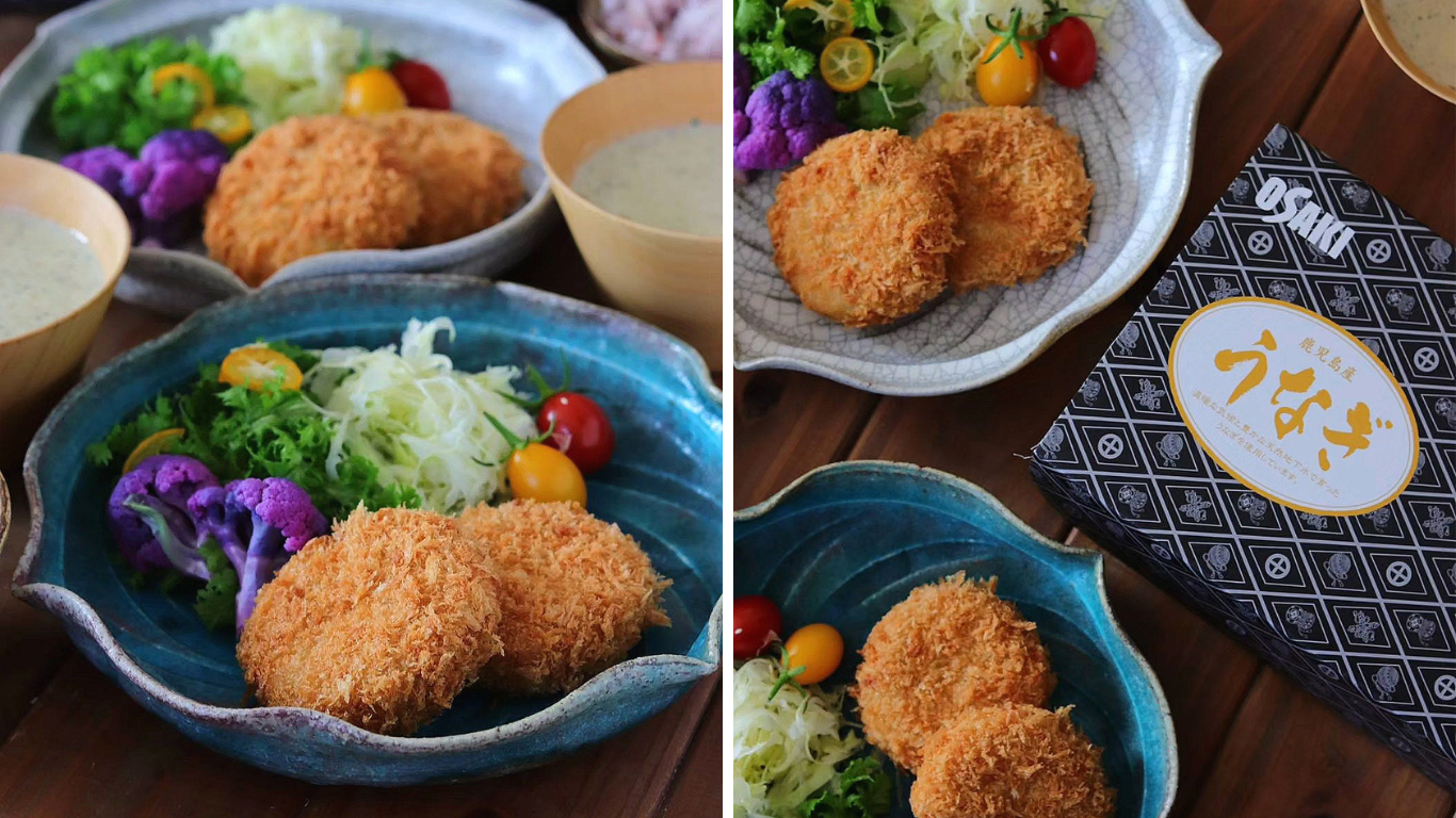 【レシピ】ヘルシーだけど食べ応えバッチリ♫ きざみうなぎのおからコロッケ（おおさきうなぎ）