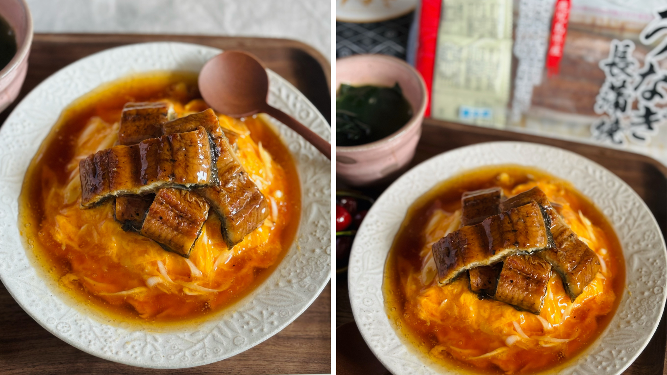 【レシピ】とろとろ卵と相性抜群♫ うなぎの和風天津飯（おおさきうなぎ）