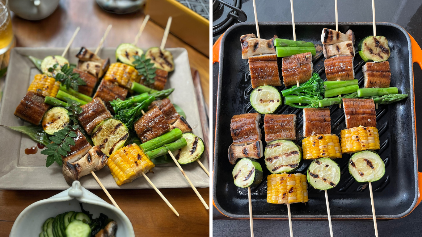 【レシピ】見た目も華やか♫ 焼き鳥風うなぎの蒲焼き（おおさきうなぎ）