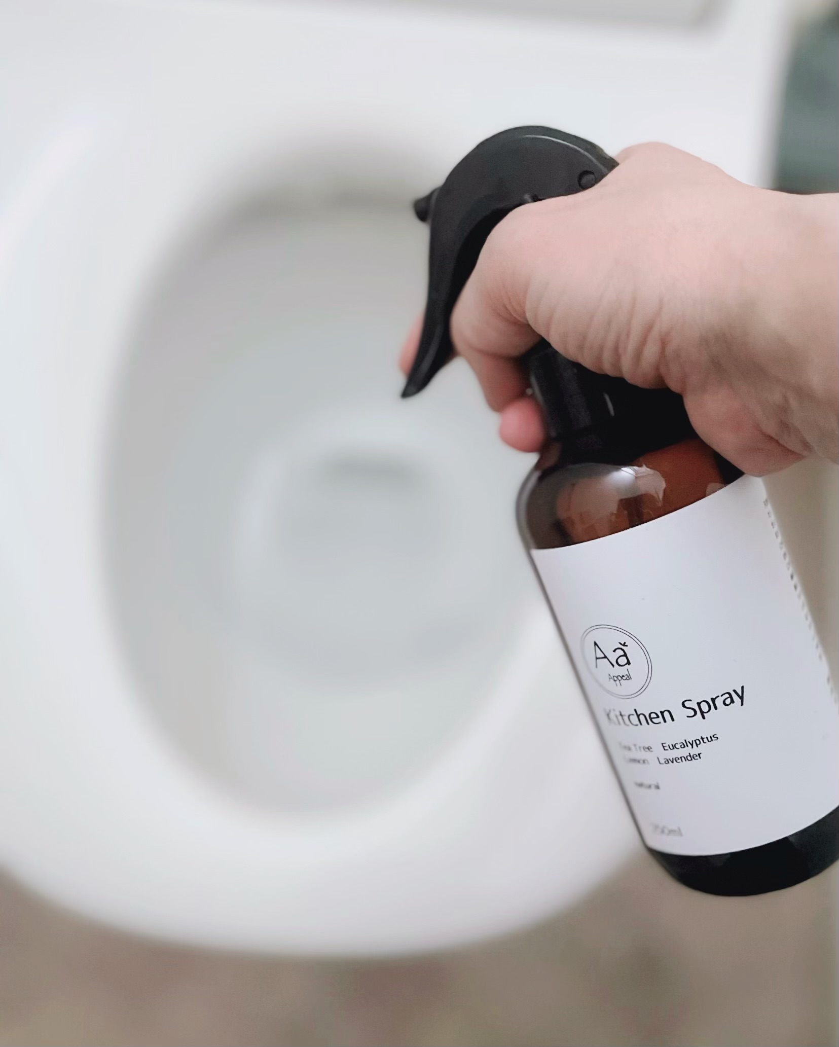 天然の香りでトイレ掃除