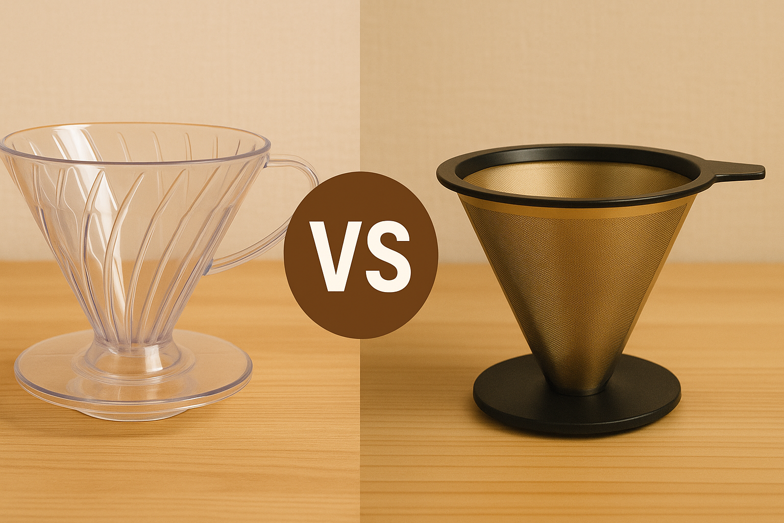 ペーパードリップ vs 金属フィルター:味の違いを比較