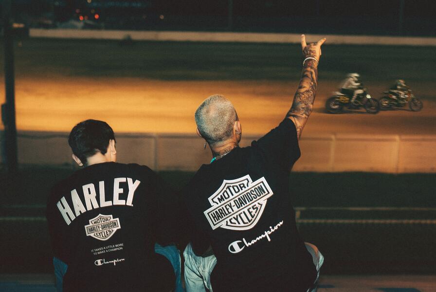 Harley-Davidson × Champion