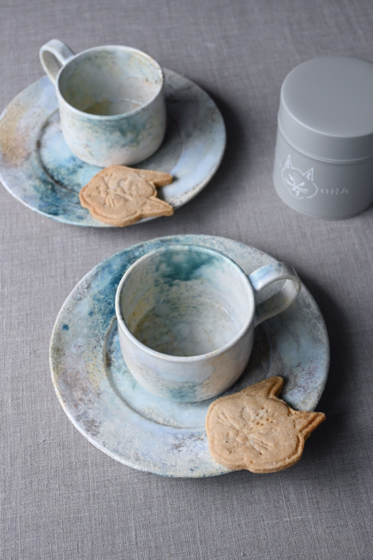 塩レモンサブレ＆器のコラボ