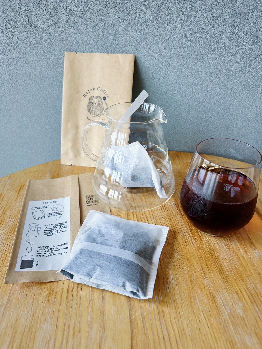 水出しアイスコーヒーパック販売中！！