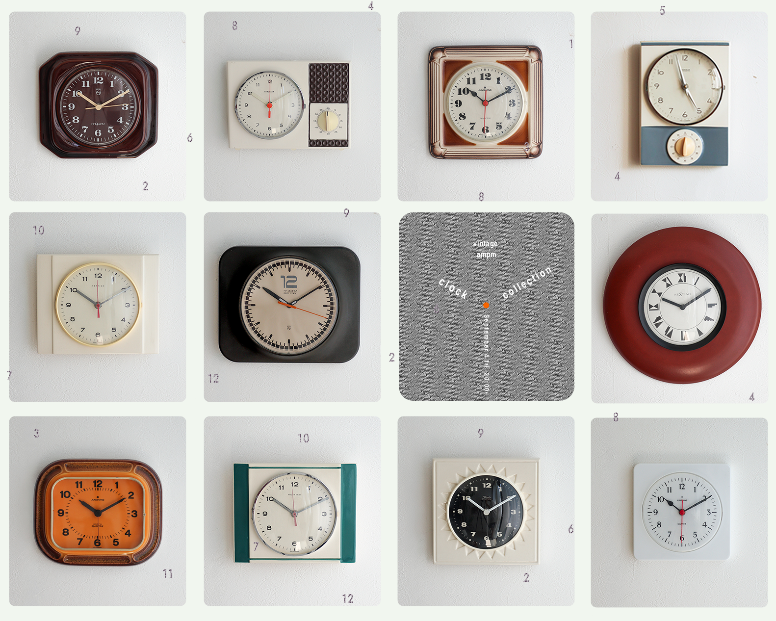 《予告》- Vintage Clock Collection -