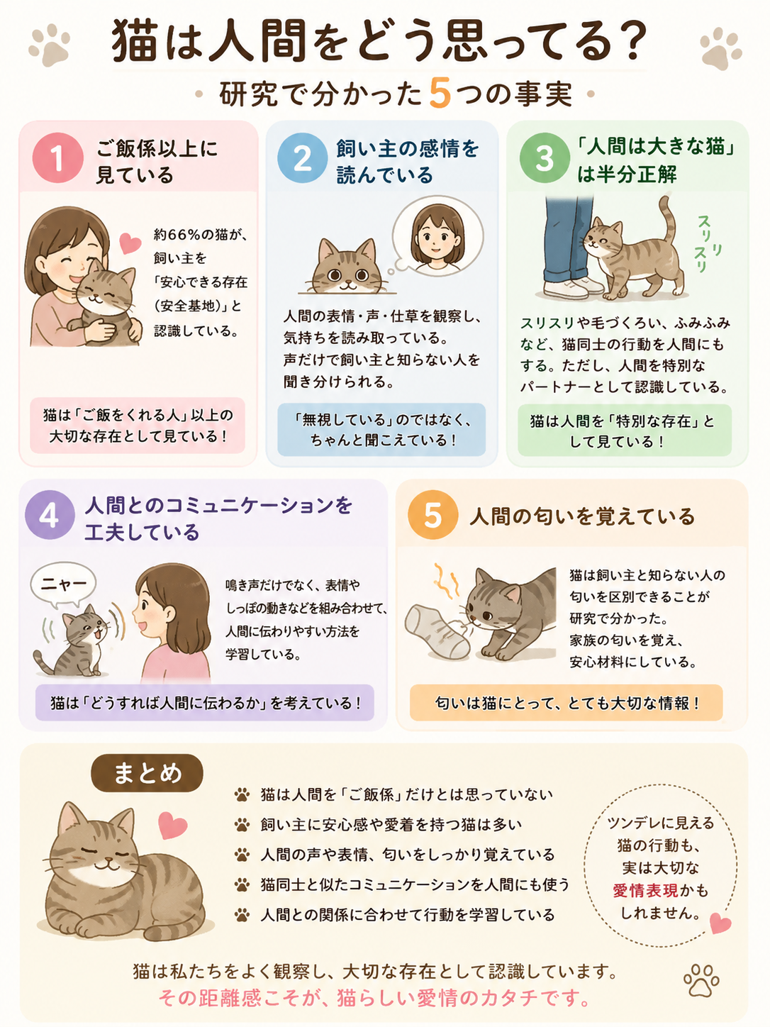 猫は人間をどう思ってる？研究で分かった「意外な真実」
