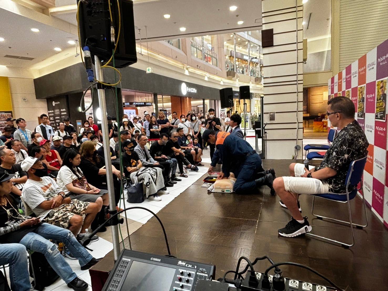 9月14日イオンモール熱田【蝶野正洋のイオン防災・防犯 OPEN CAMPUS】を開催しました