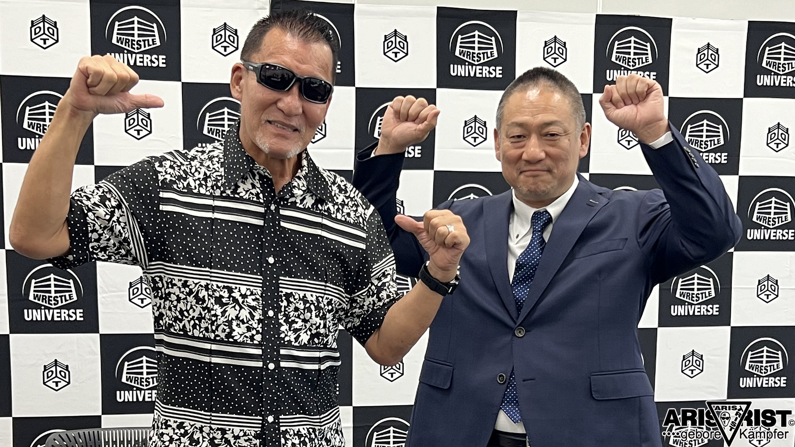 蝶野正洋×DDT／【STFプロジェクト】第一弾イベント開催記者会見が行われました