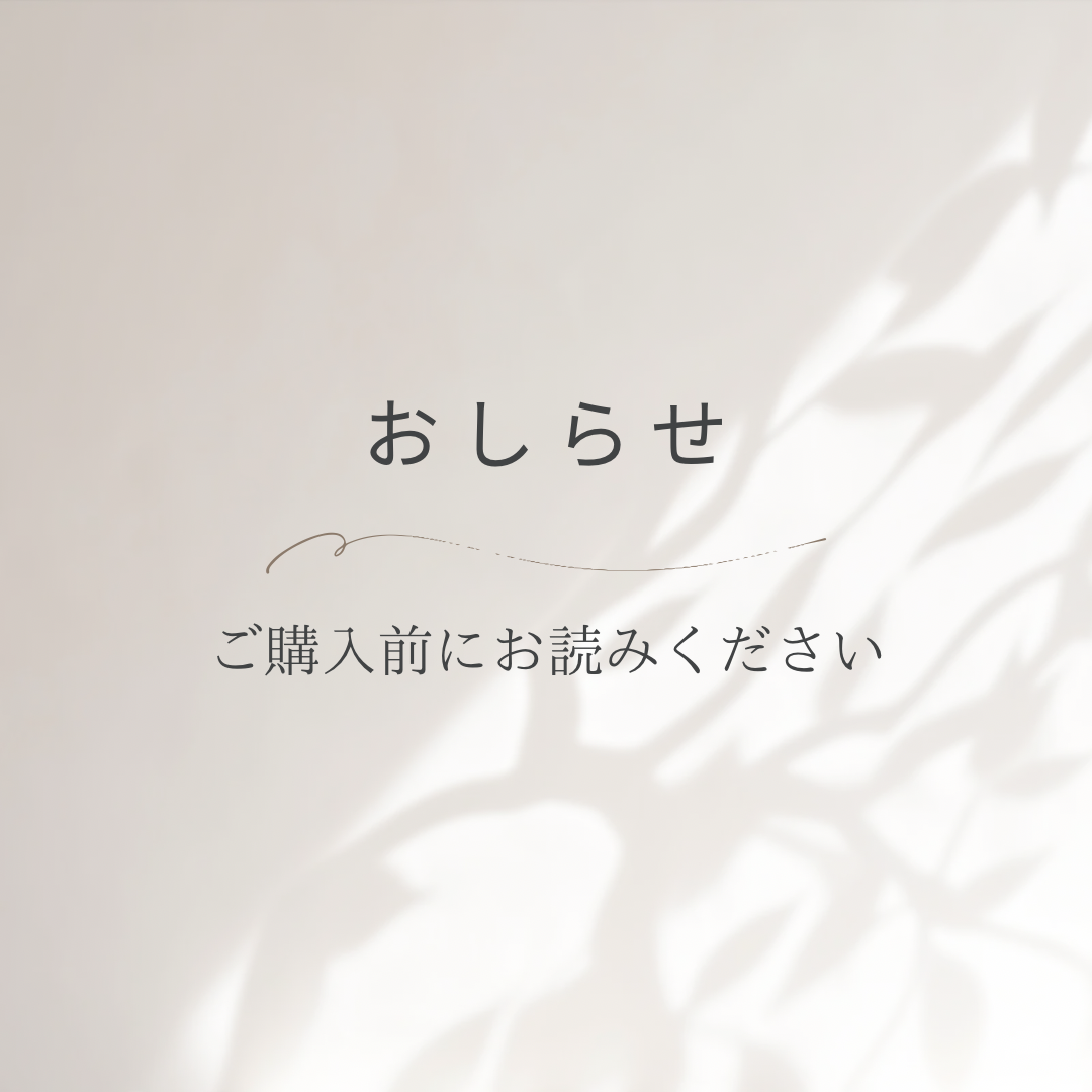ご購入前に一読下さい✩︎⡱