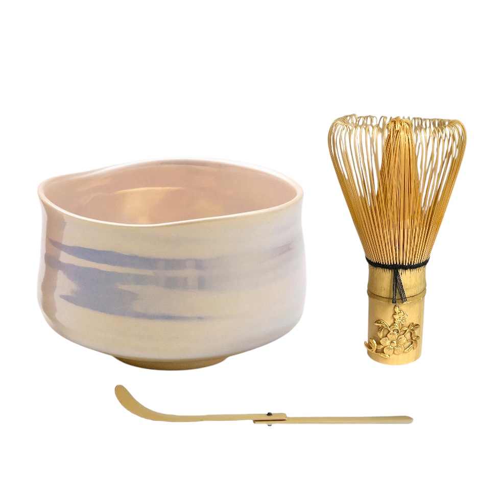 【New】Aurora Matcha Bowl 🌈✨& Botanical Gift Set