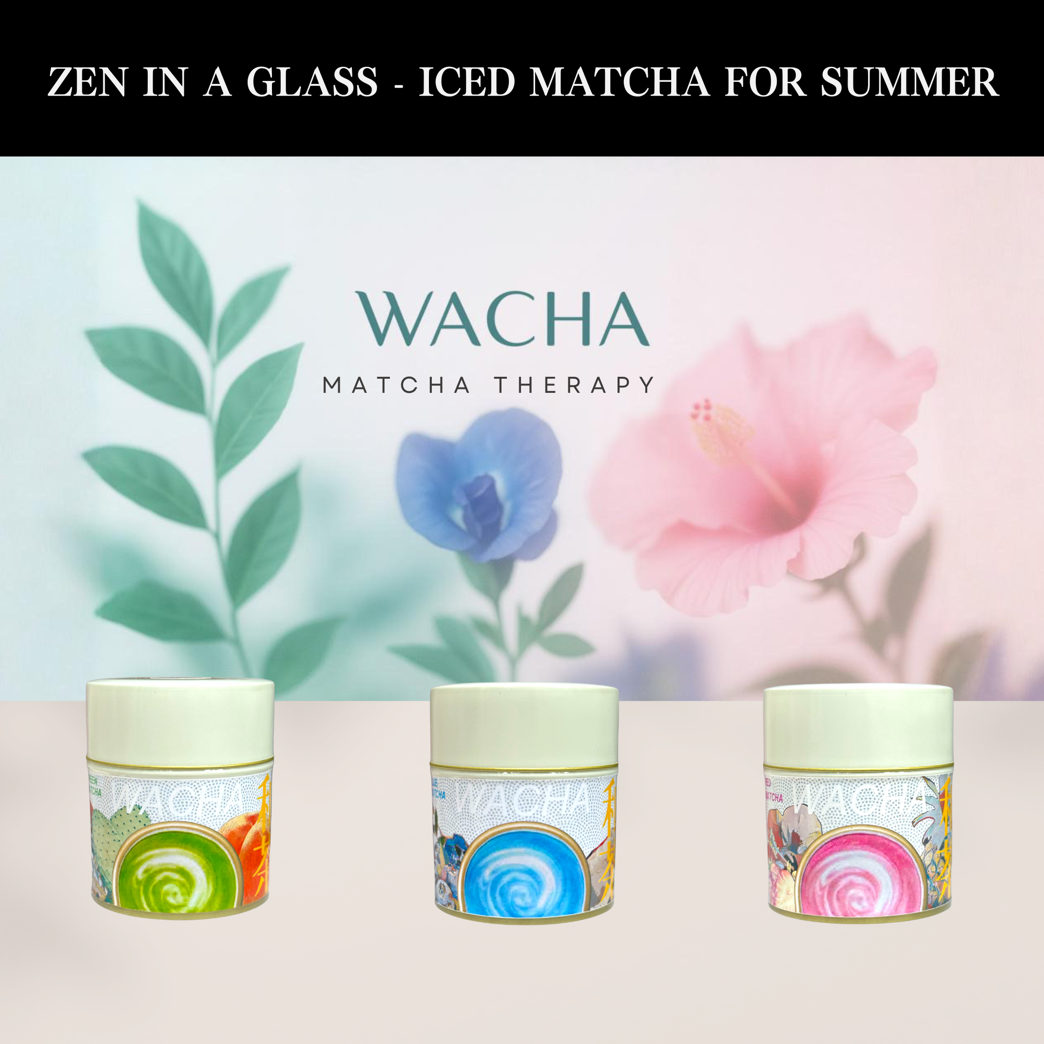 🌿Refresh Your Summer with Colorful Iced Matcha❄️