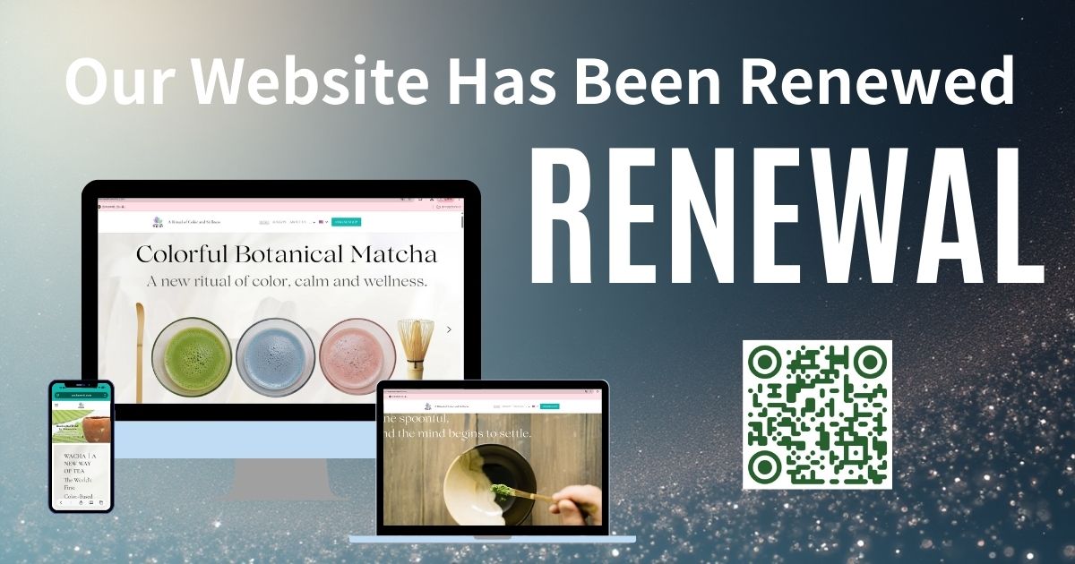 WACHA Official Website Renewal —Matcha as a Moment