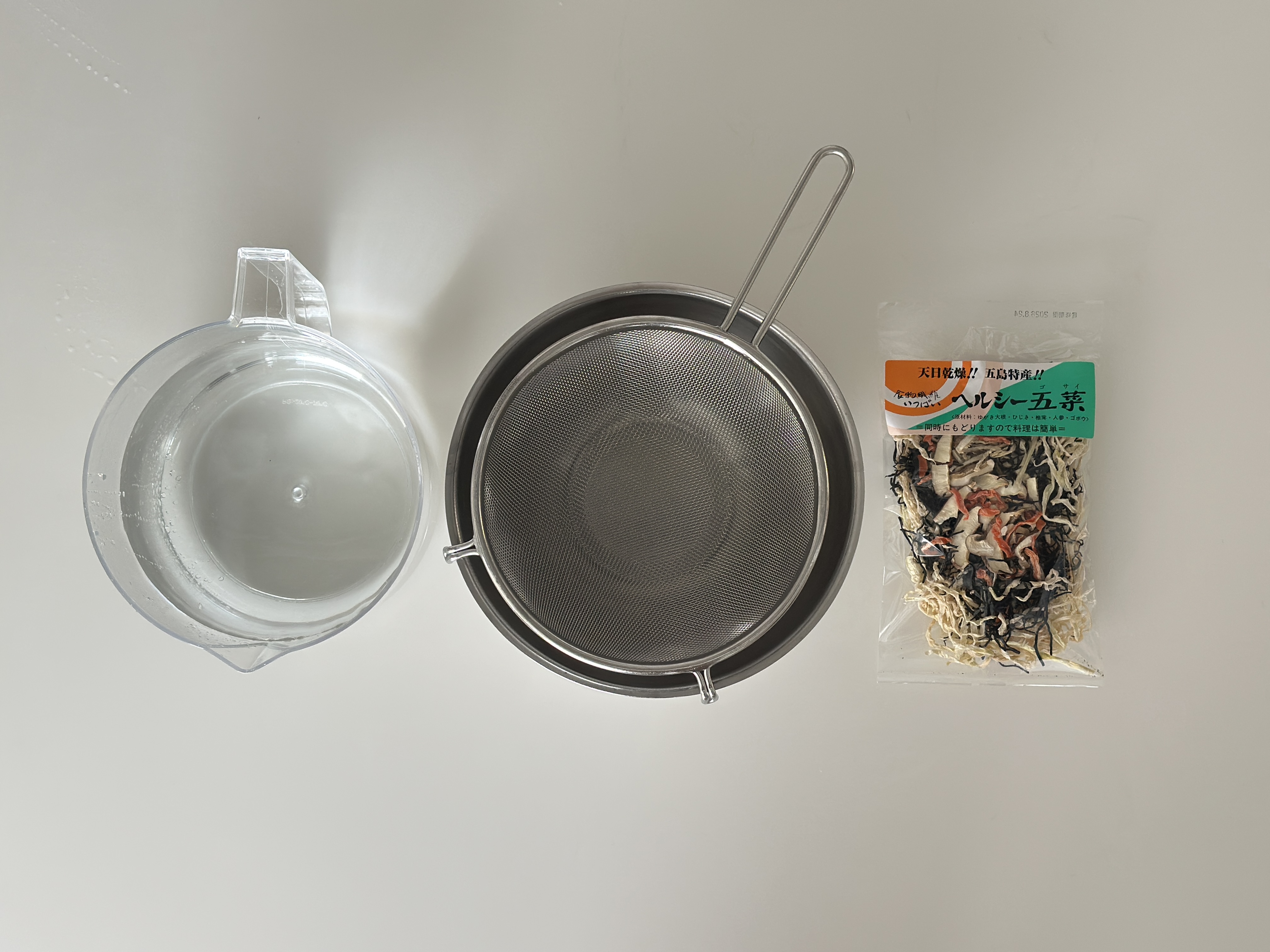 RECIPE|ヘルシー五菜の戻し方