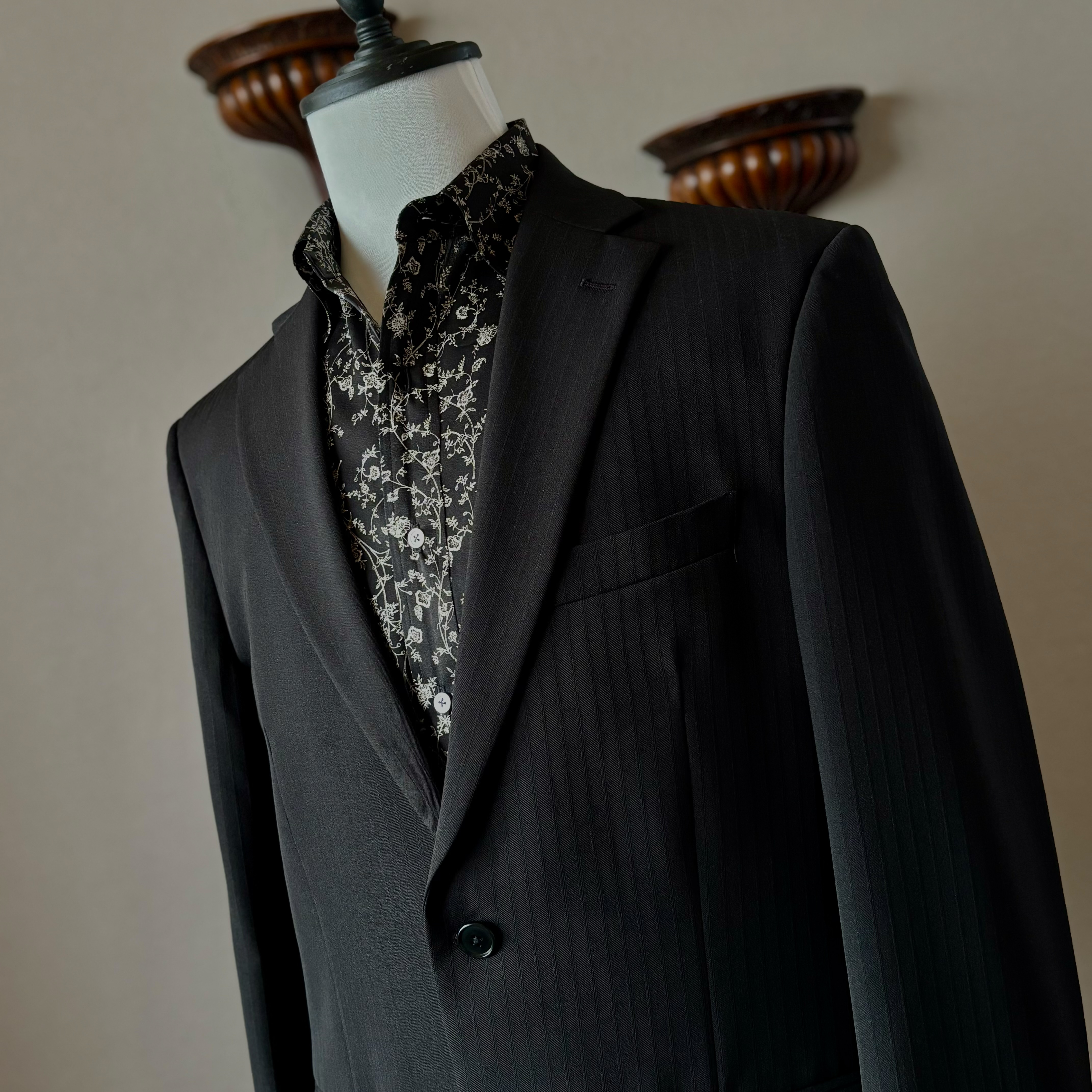 シルデューサテン①を使ってメンズシャツを作ってみました