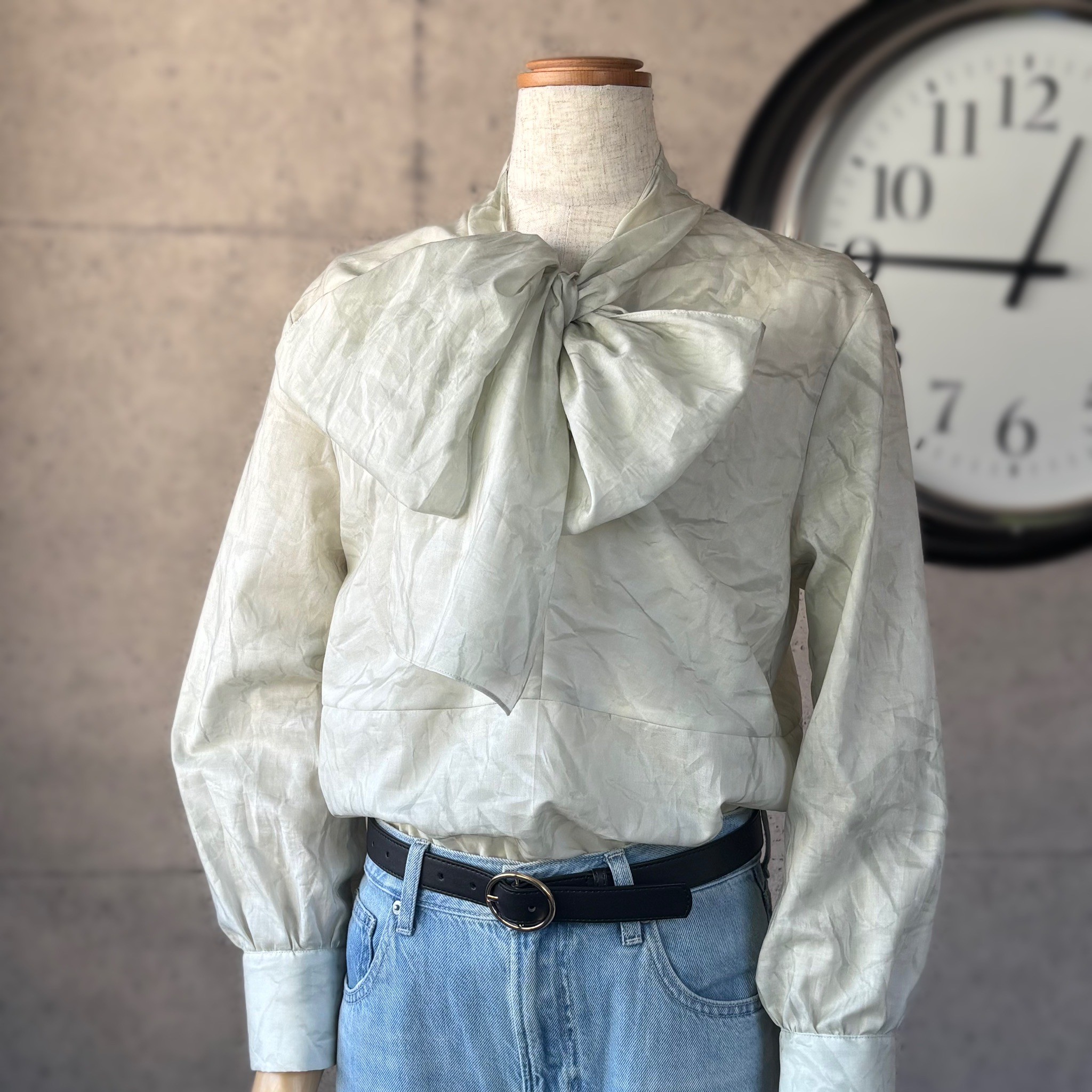60綿ローンインクジェットを使ってブラウスを作ってみました