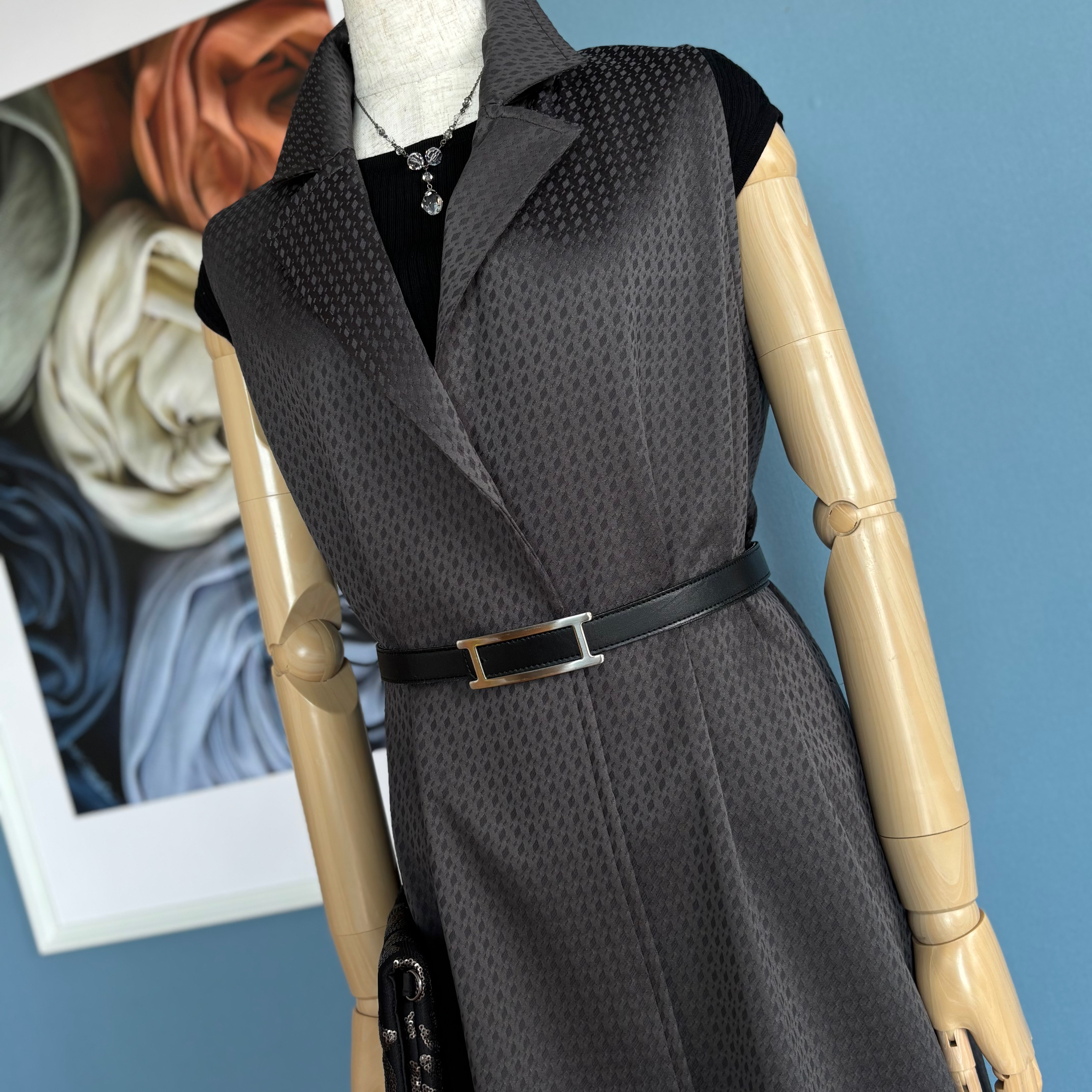 ストレッチジャガード②を使ってジレを作ってみました