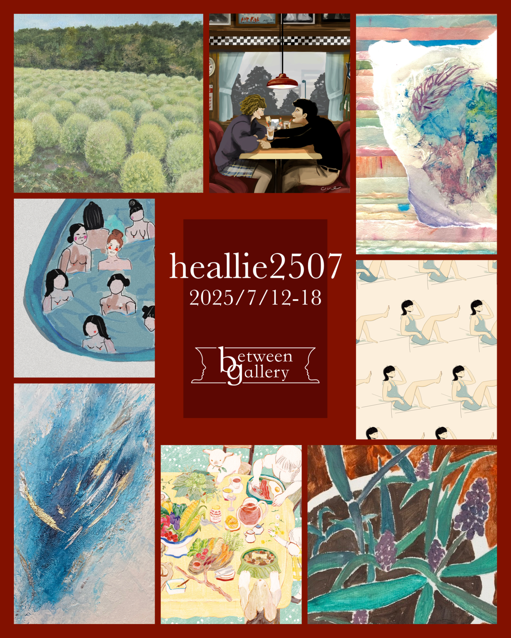 between gallery様での企画展【heallie2507】