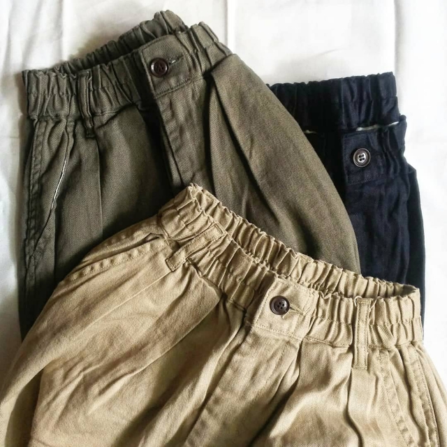 （ユニセックス）リネンコットンサーカスパンツが入荷しました。　《HARVESTY / Unisex》