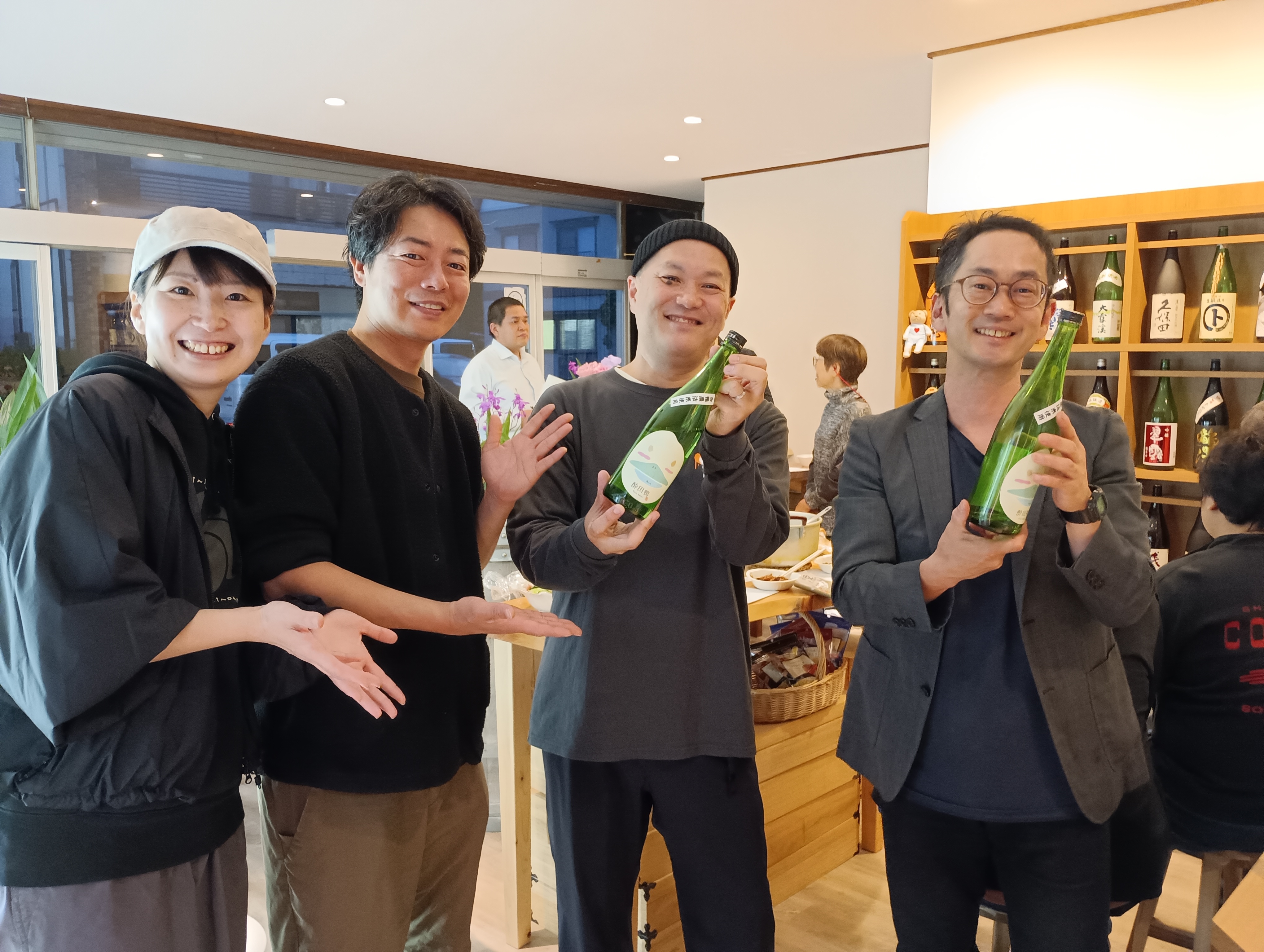 よったかも　完成祝試飲会をおこないました。