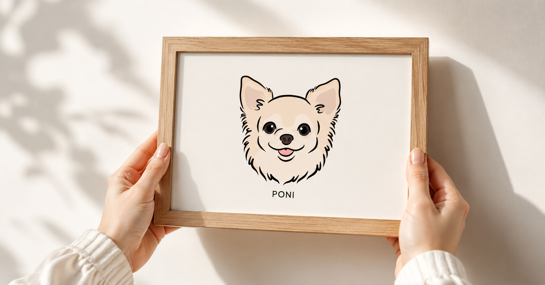 似顔絵が届いた日、それは愛犬との特別な日でした