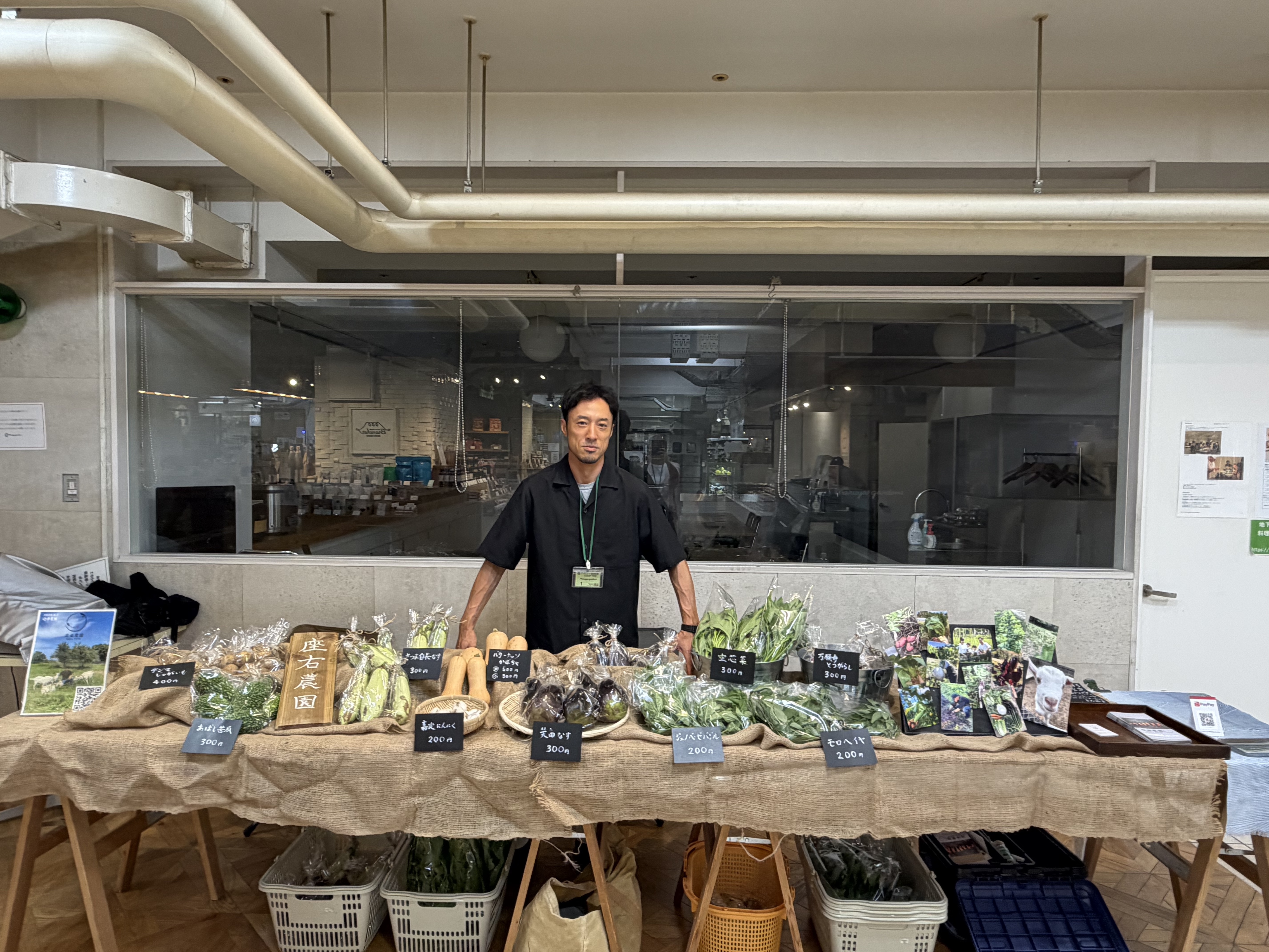 野菜を売るたび、人とのつながりが増えていく。