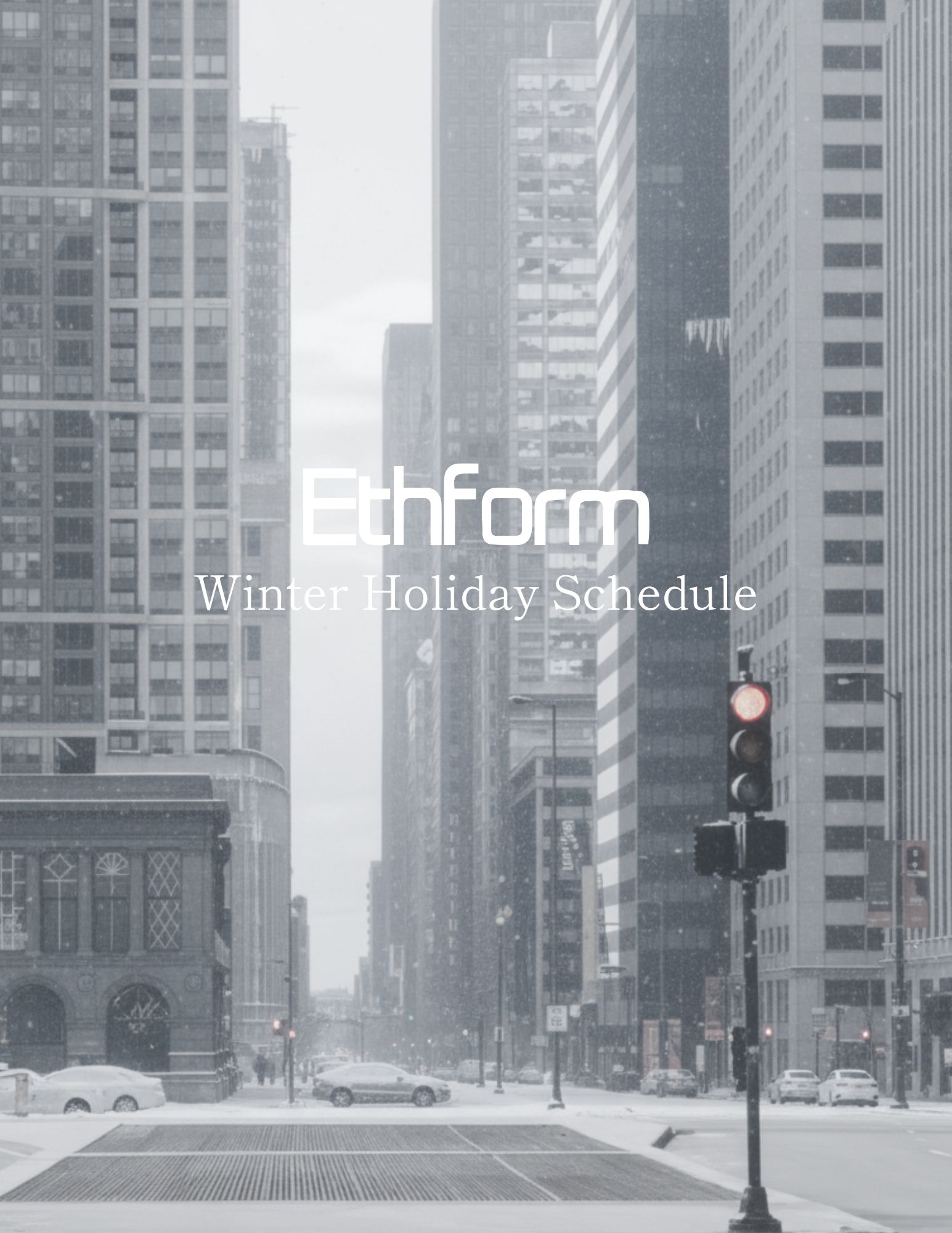 年末年始の冬季長期休業日についてのお知らせ