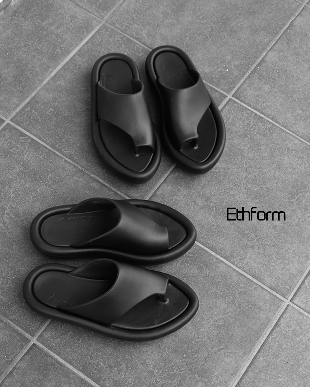 【予約受付中】雨の日もおしゃれに。Ethform × tukn コラボの「リカバリーサンダル」が登場
