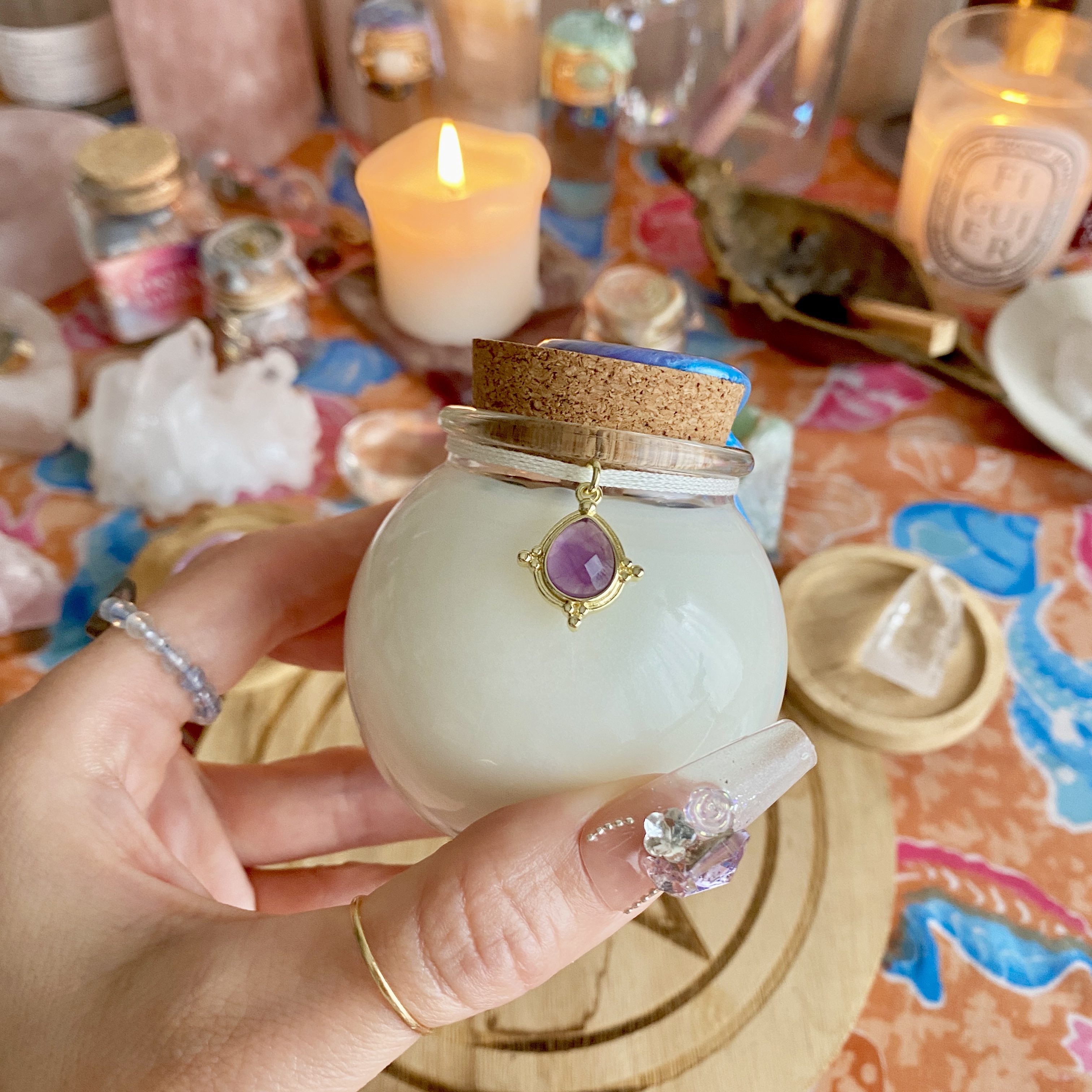魔法のお守りCharm pot キャンドル