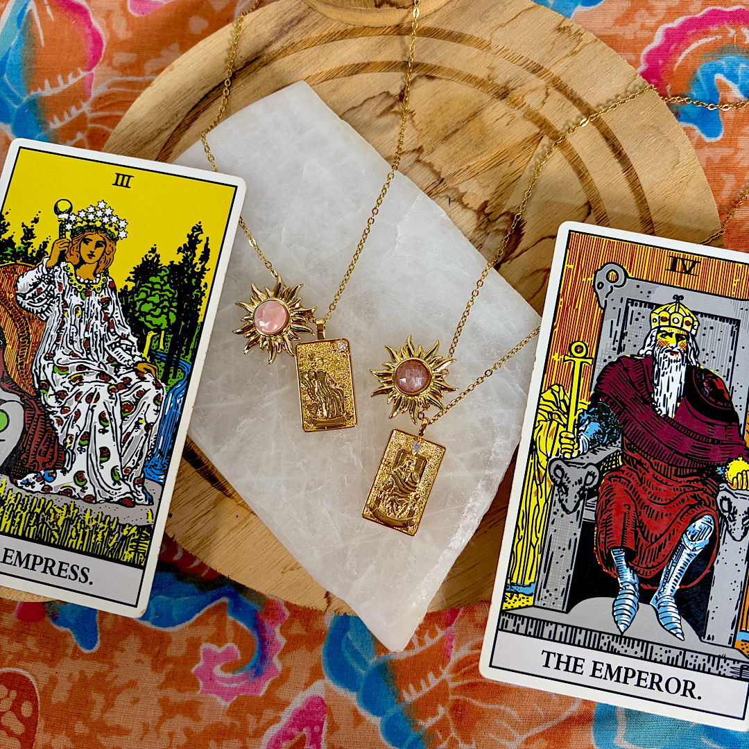 タロットカードの大アルカナをモチーフにしたお守りネックレス☆.｡.:*アルカナクリスタル・ﾟ ☆.*