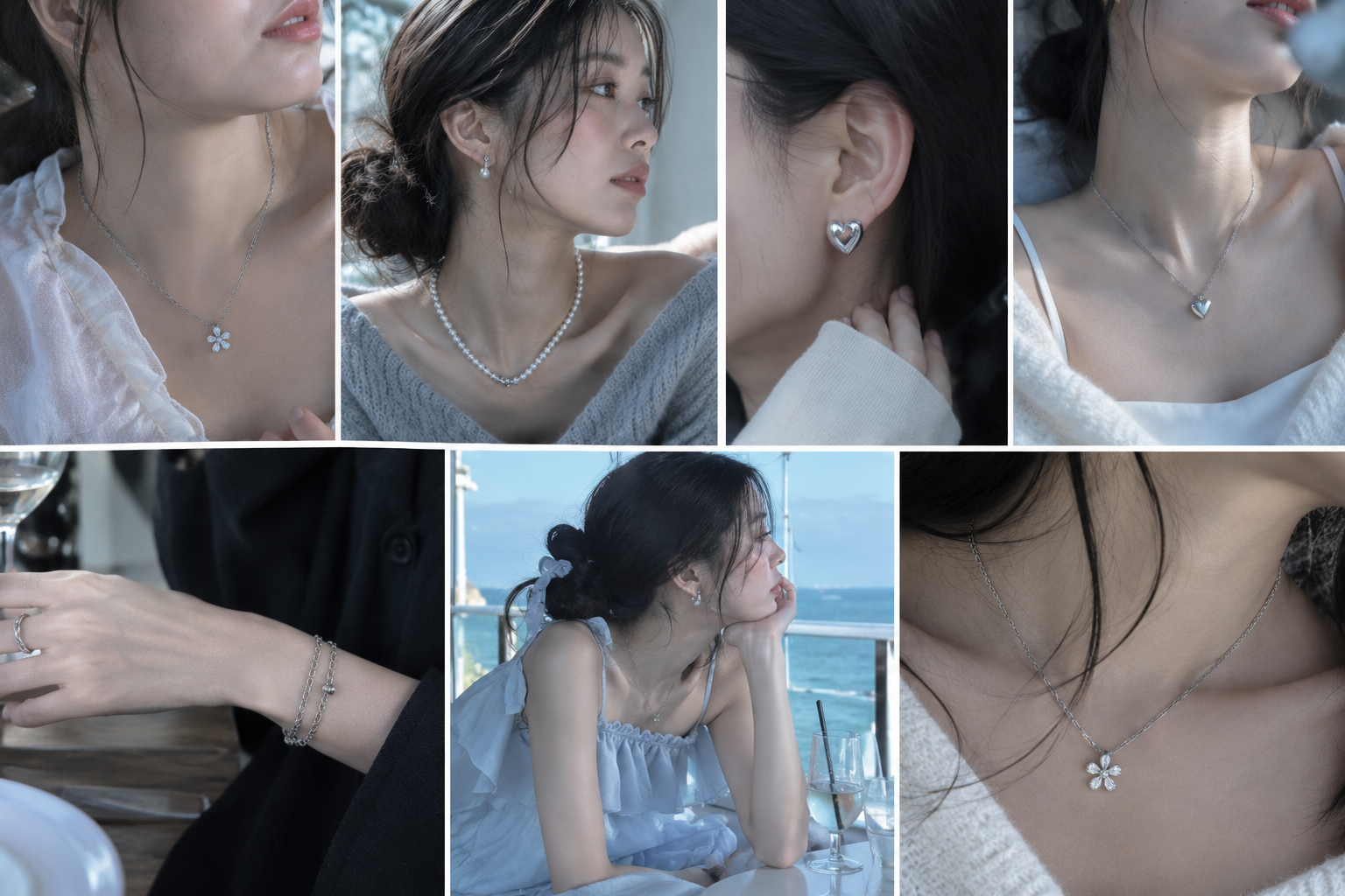 大人可愛いデートコーデにおすすめのシルバーアクセサリー
