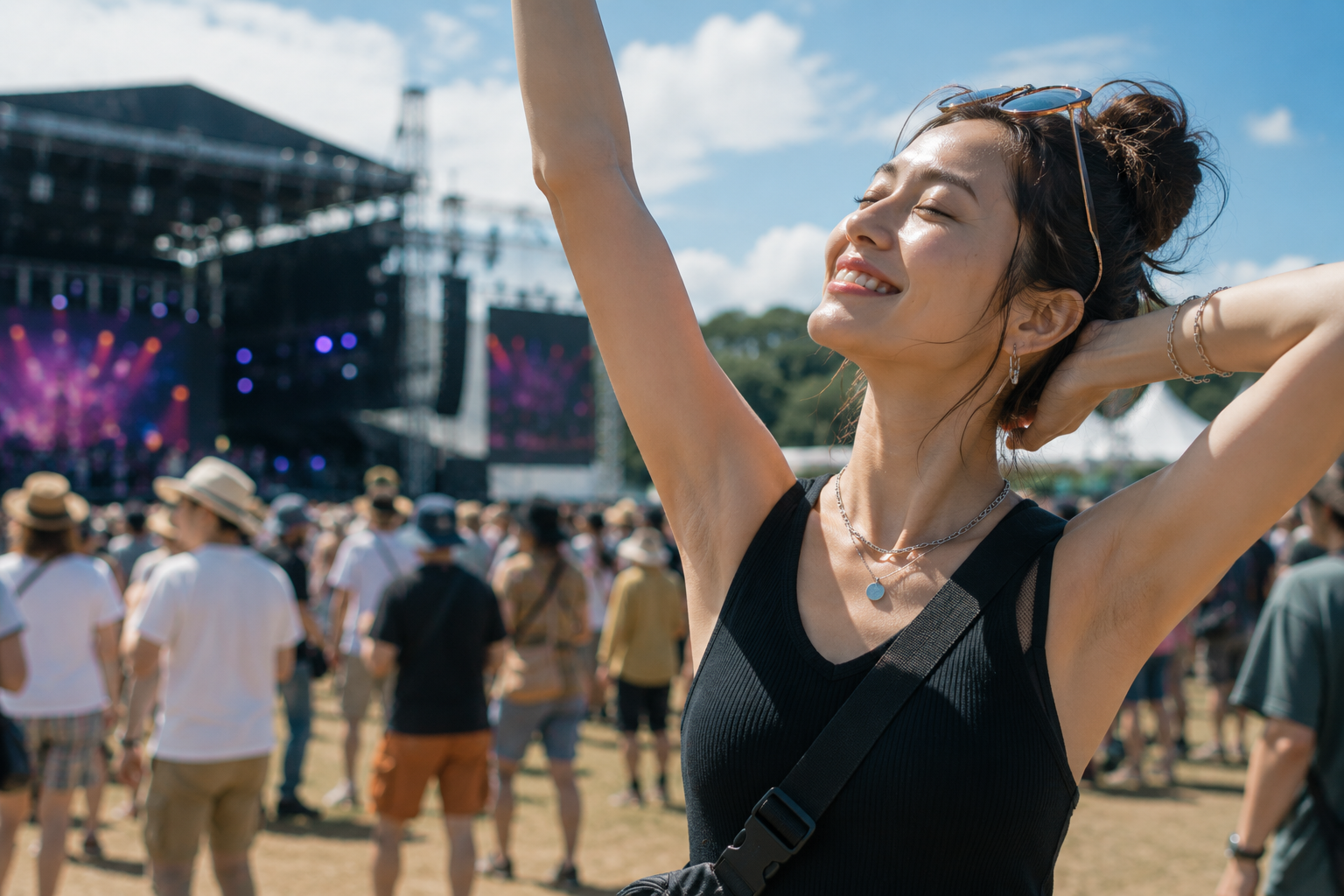 フェスをもっと自由に。汗に強く傷がつきにくいアクセサリーで楽しむ夏の音楽祭