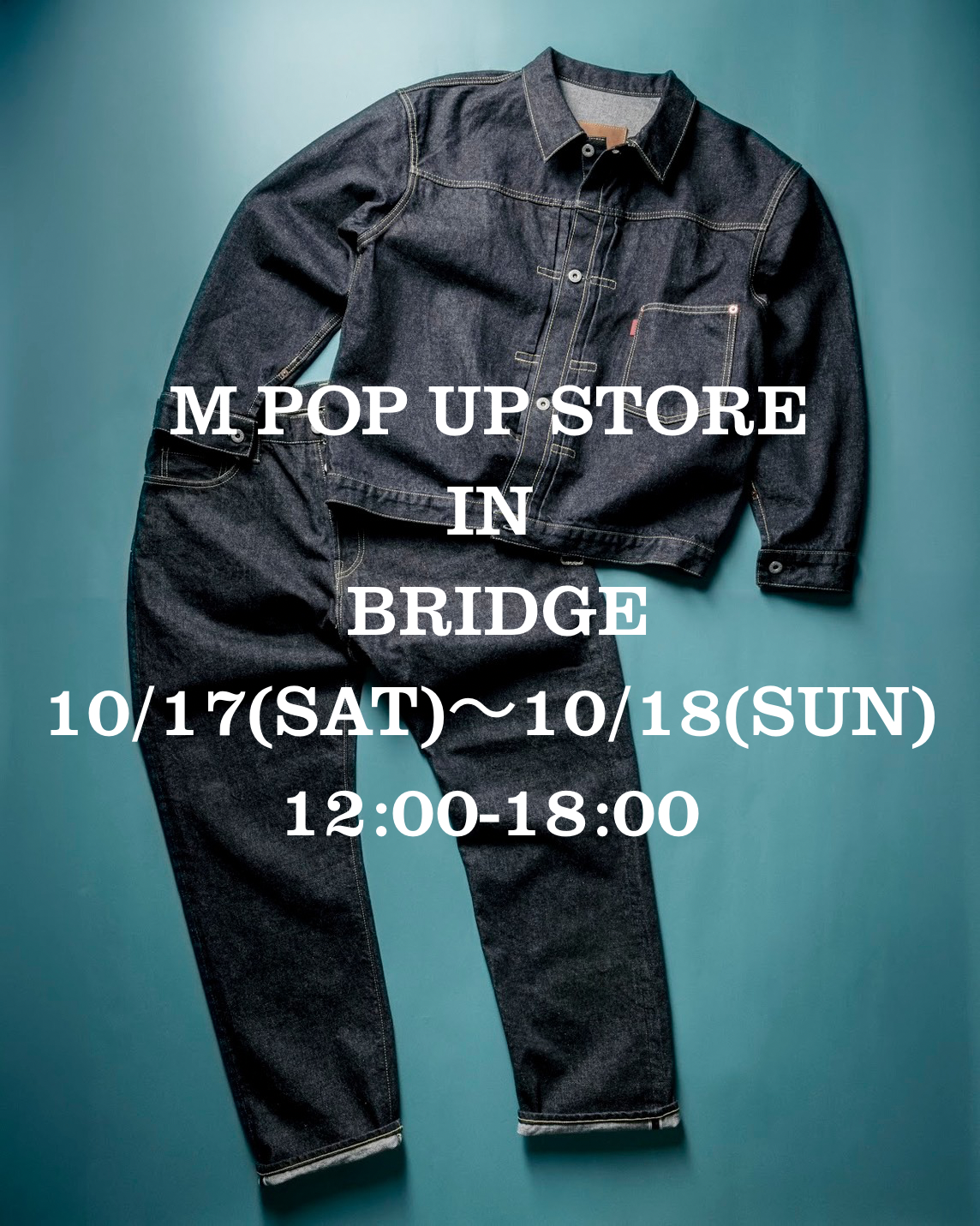 【M】POP UP STOREのお知らせ