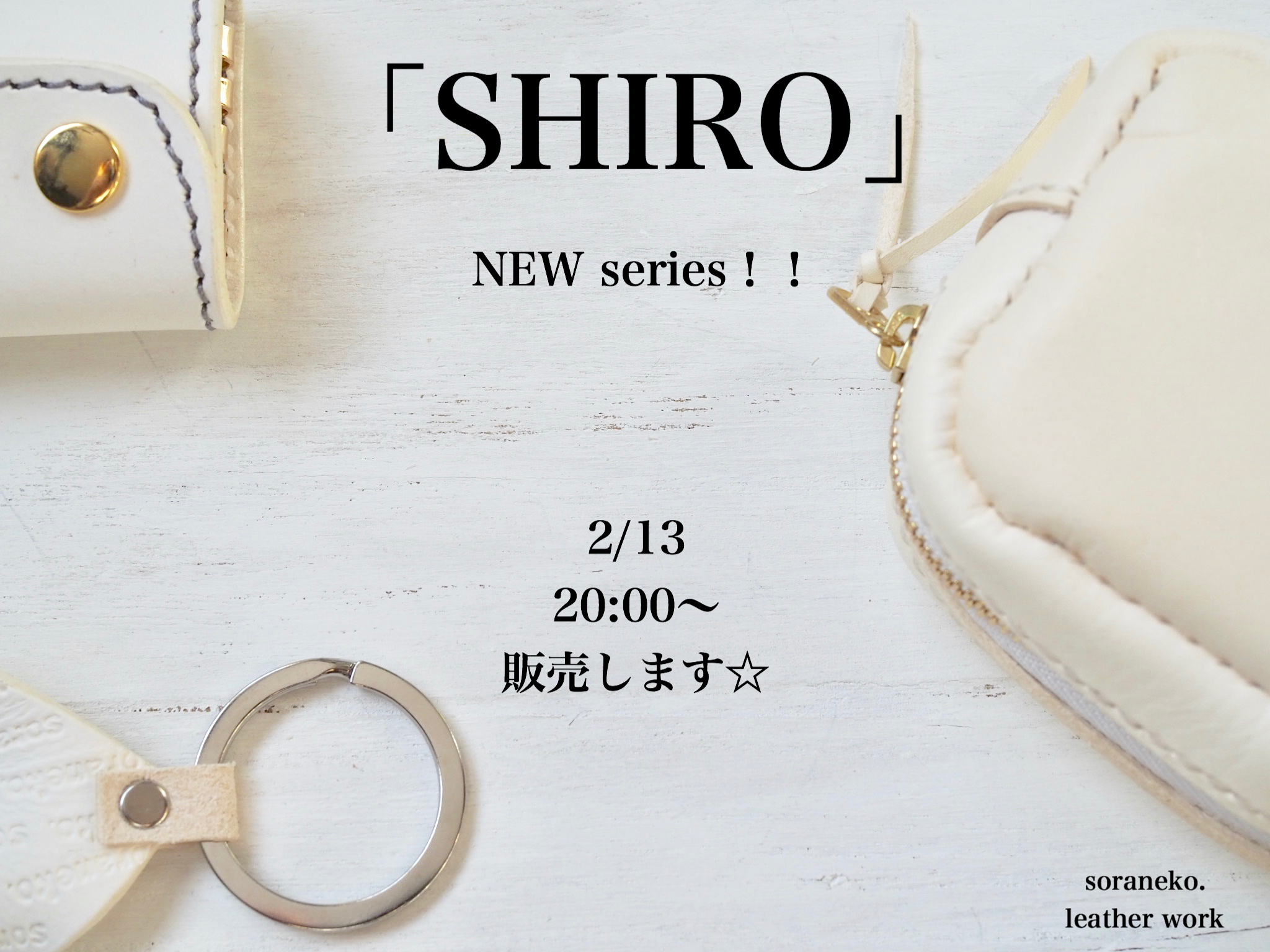 【SHIRO】シリーズ始めます！！