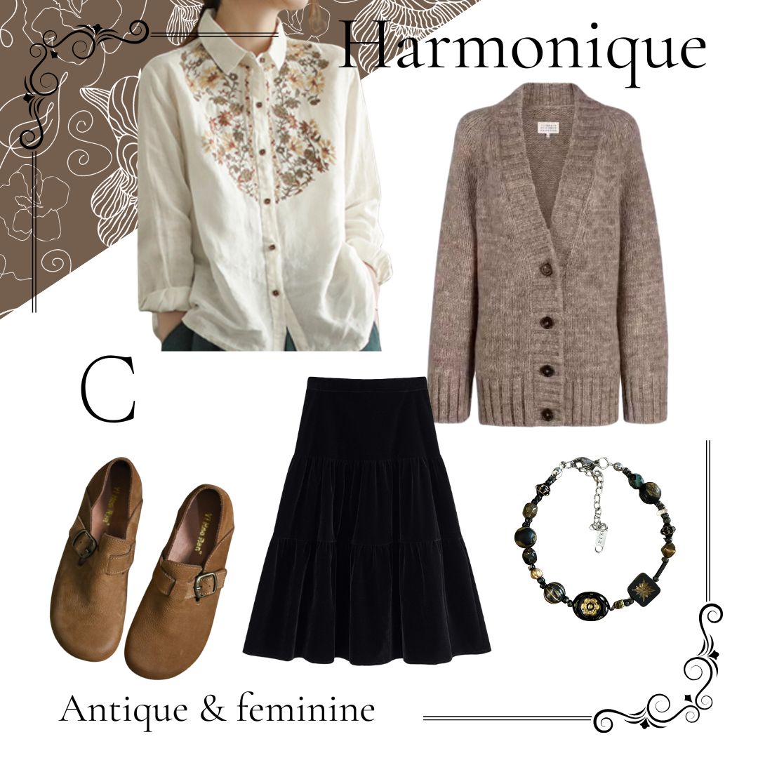 【年末年始のお出かけに！心が華やぐコーデ集③】Style：C