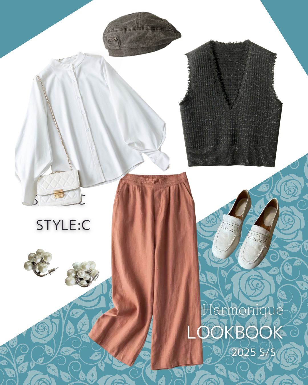 【春夏パンツコーデ集③】Style：C