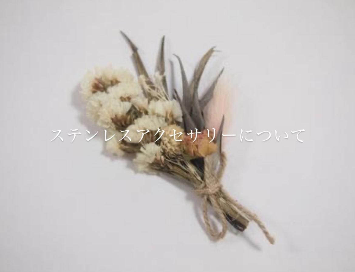 ステンレスアクセサリーについて