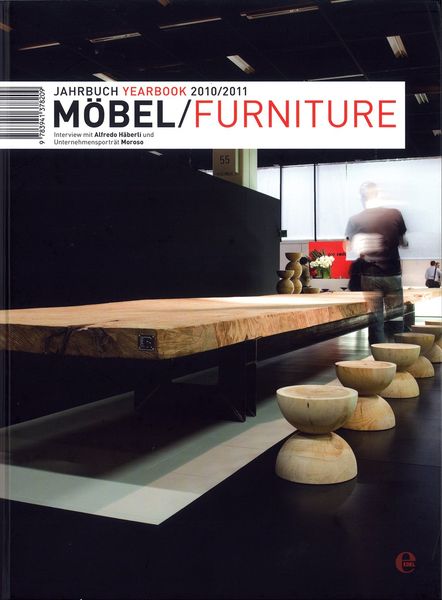 ドイツの家具雑誌「Ｇｅｒｍａｎｙ furniture　ｙｅａｒ　ｂｏｏｋ　２０１０／２０１１」　に掲