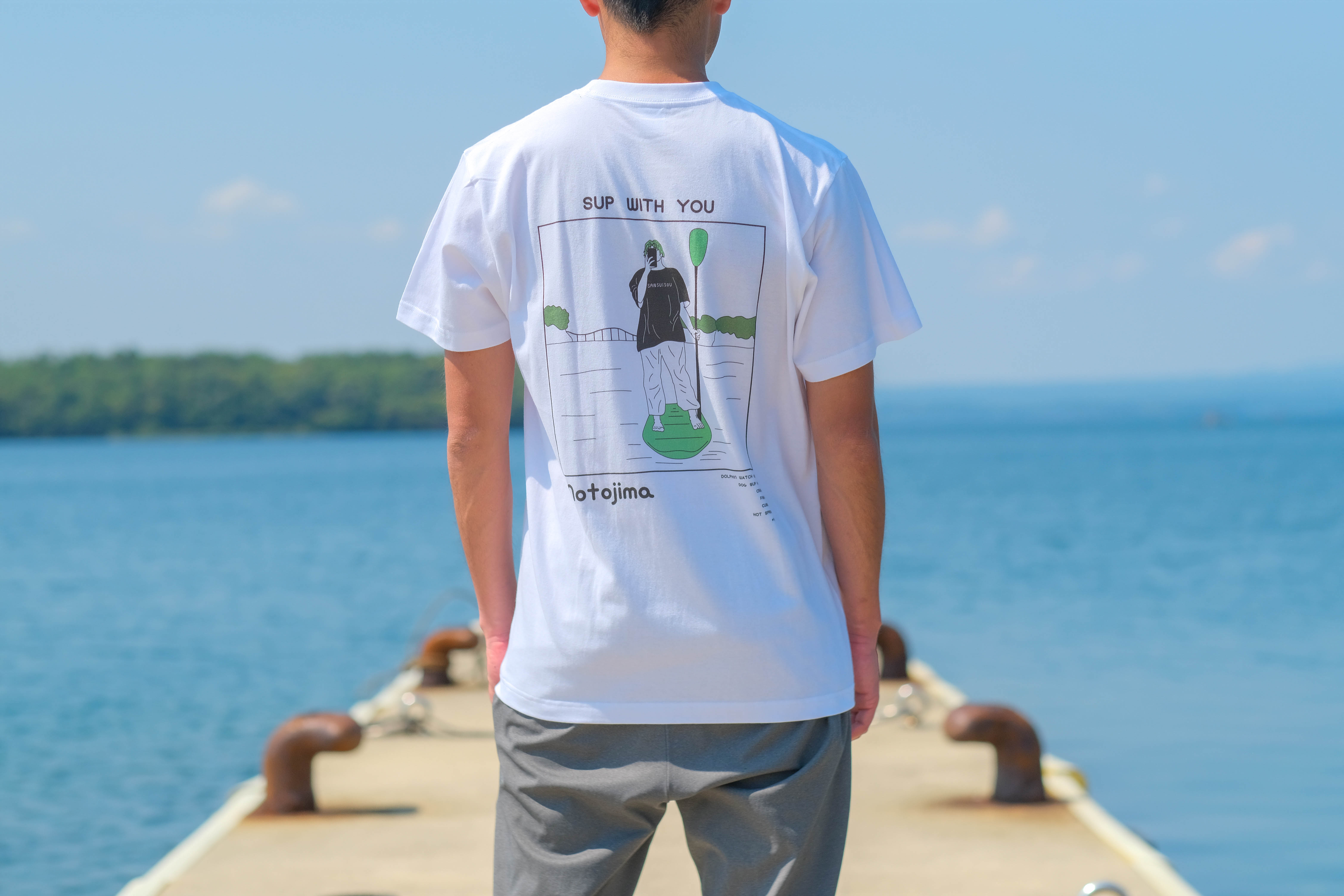 グッズ第3弾！オリジナルTシャツー能登島SUPー