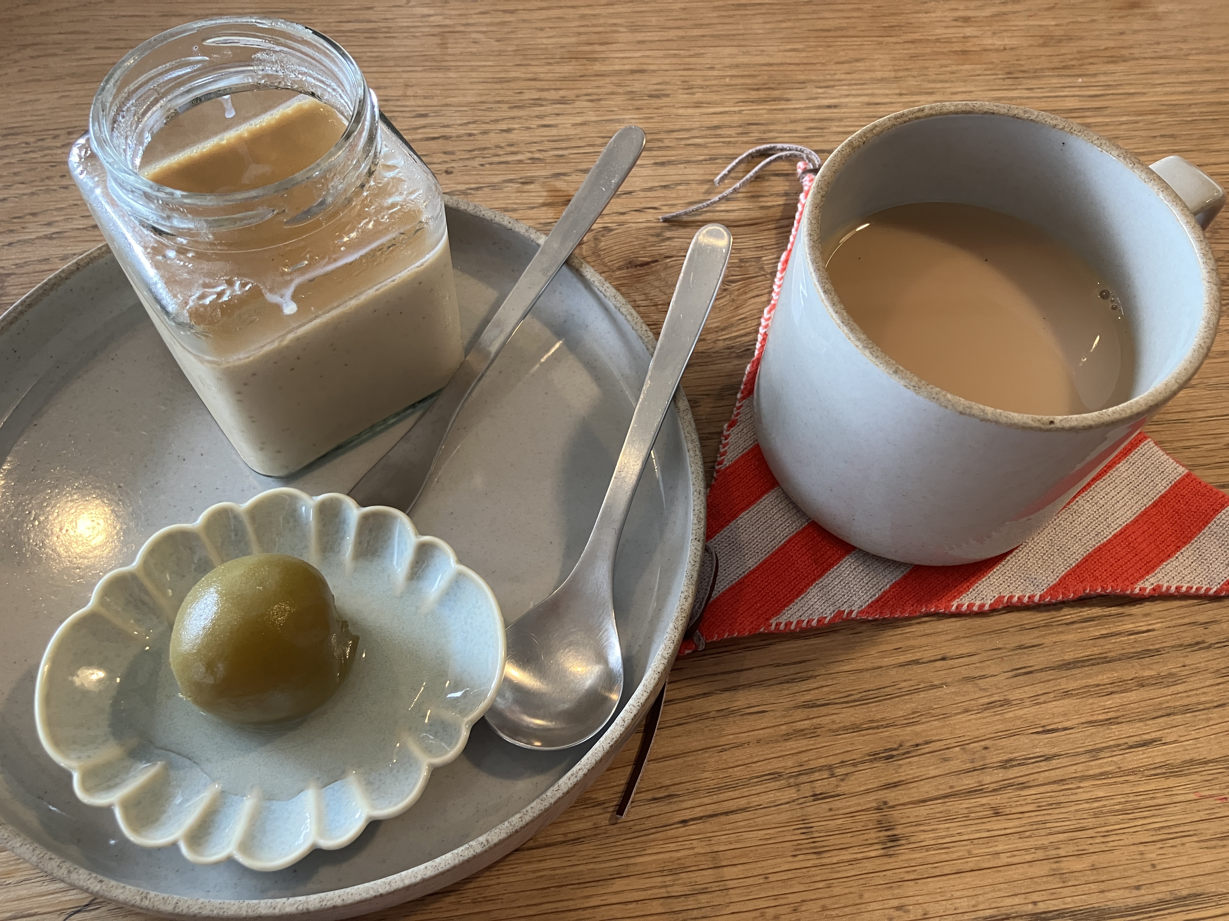 茶殻レシピ　Vol. 3（茶殻じゃないけど）　材料4つとフライパン1つ！簡単★ほうじ茶プリン