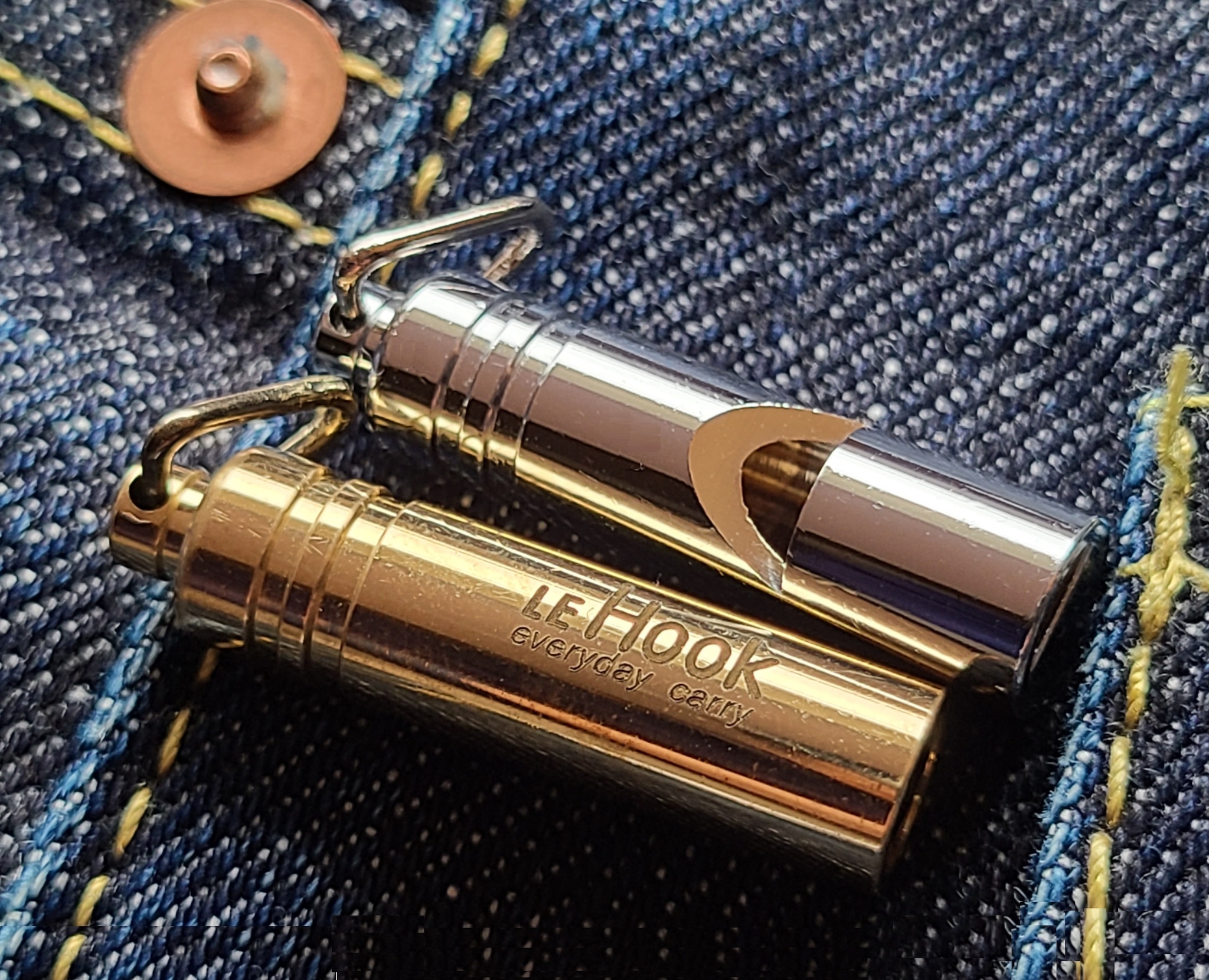 everyday carry brass whistle / エブリデイキャリー ブラスホイッスル