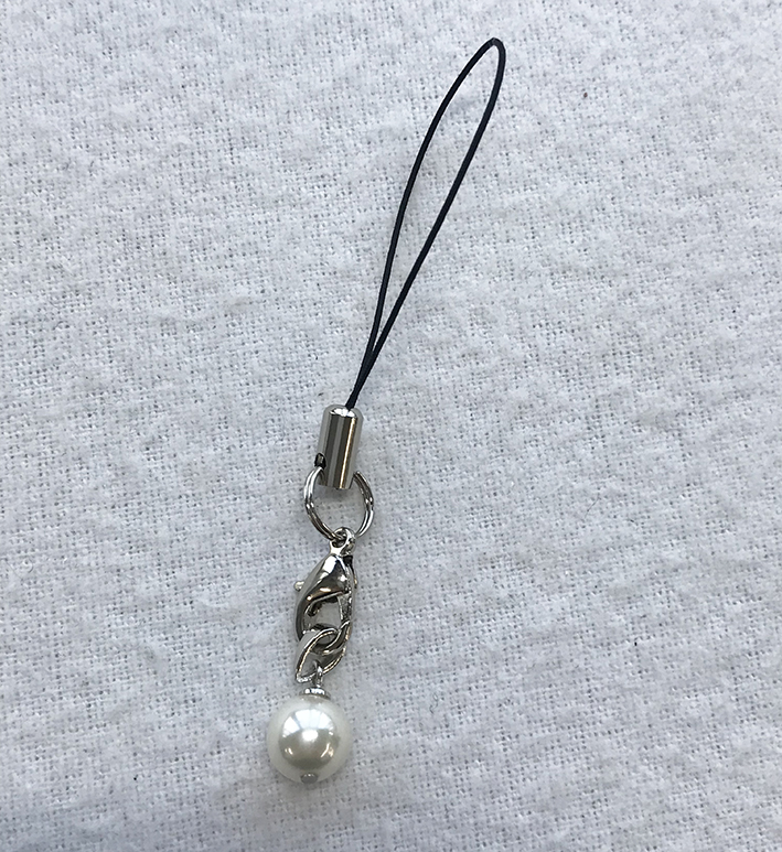 真珠のストラップ・・・