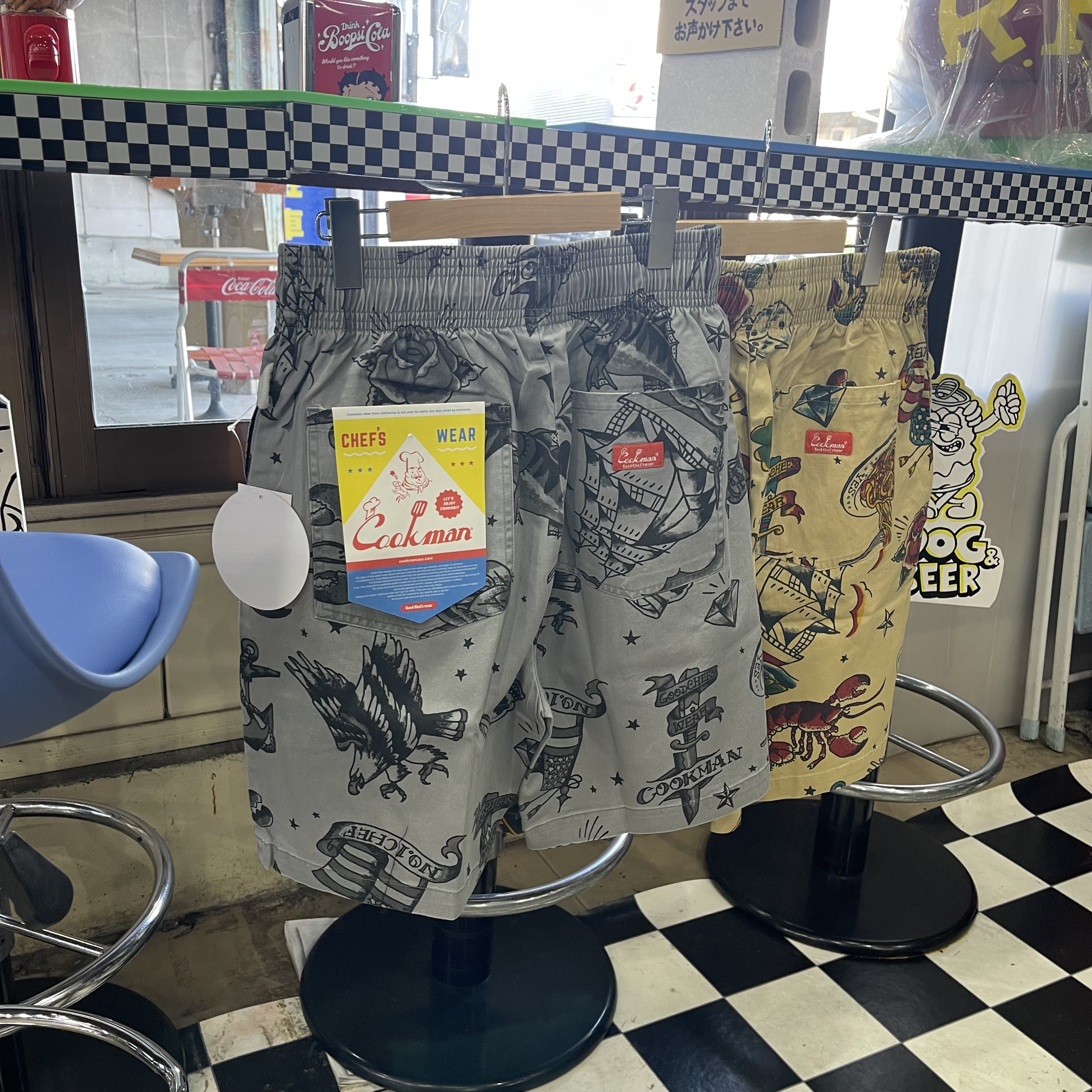 Cookman 人気のTattoo柄のショーツが入荷しました！！