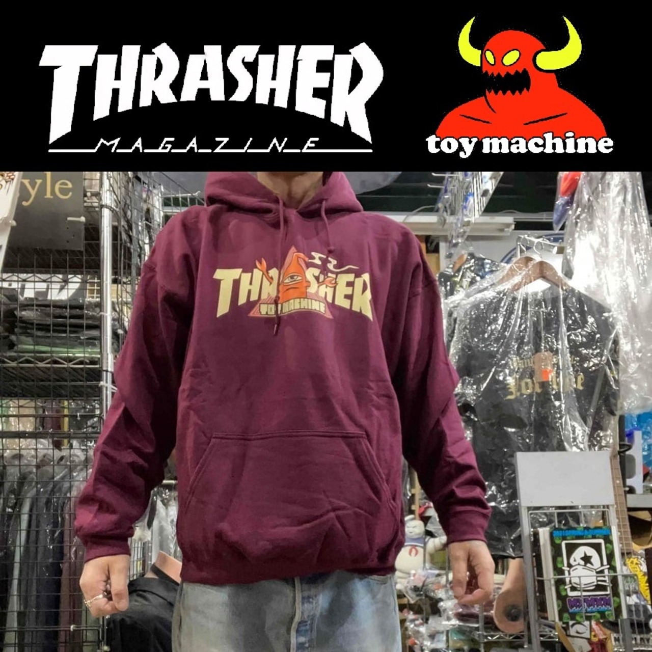 THRASHER x TOYMACHINEスペシャルコラボのご紹介
