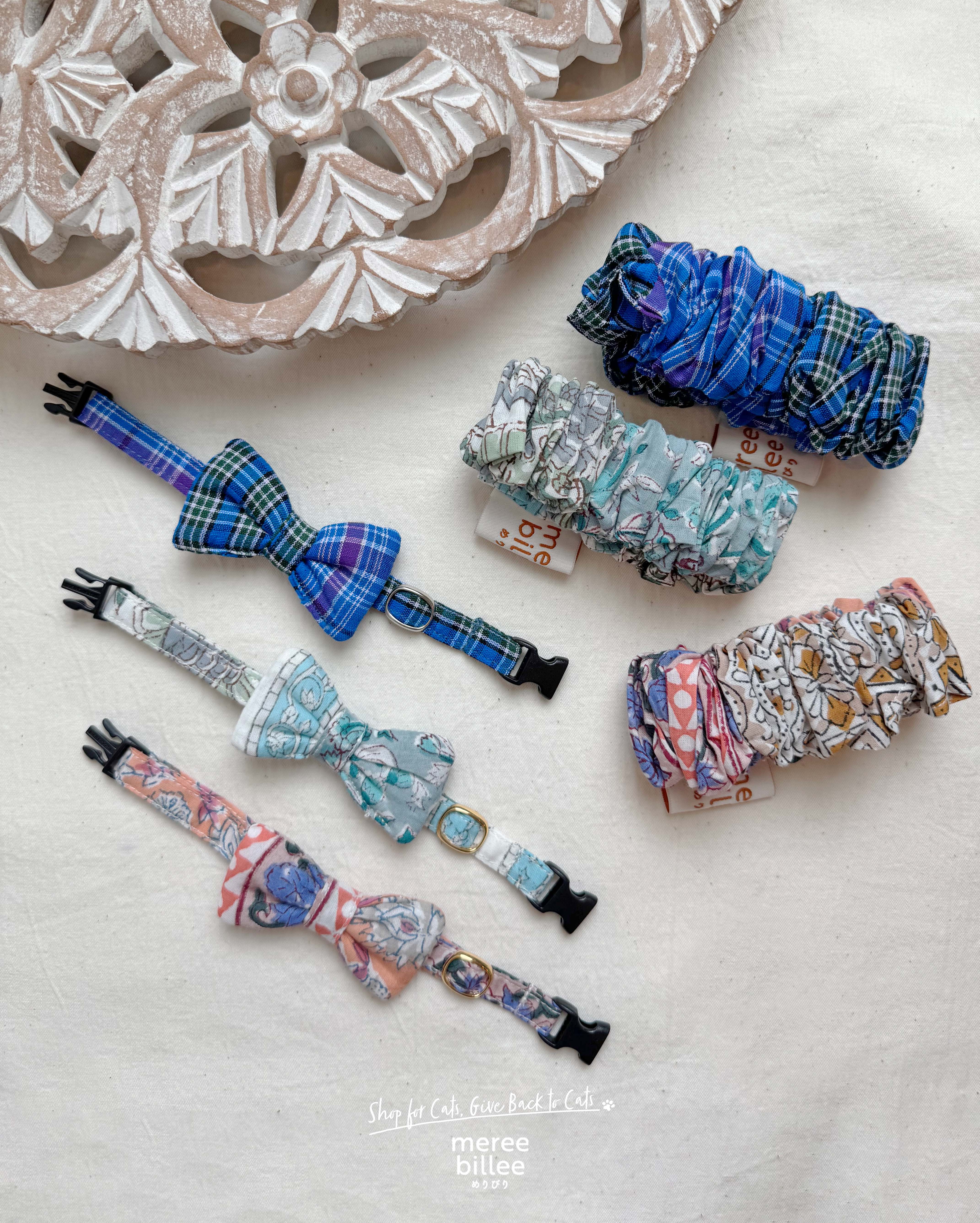 リボン付き首輪の単品販売をスタートしました！