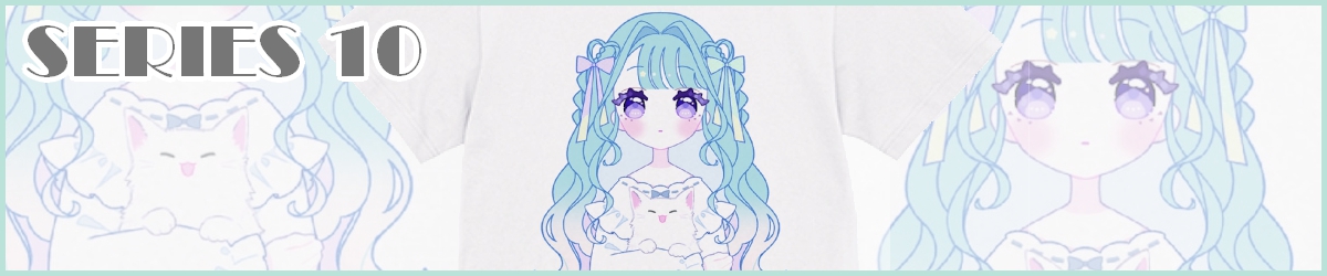 ねこちゃんイラスト　シリーズ10